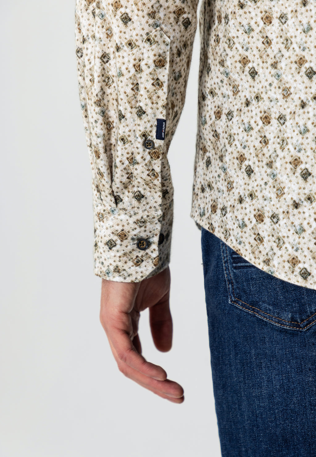 Chemise en flanelle sergée