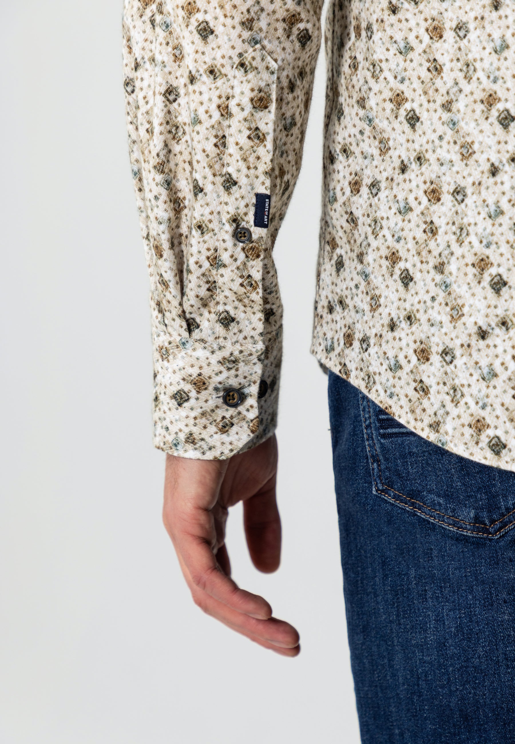 Chemise en flanelle sergée
