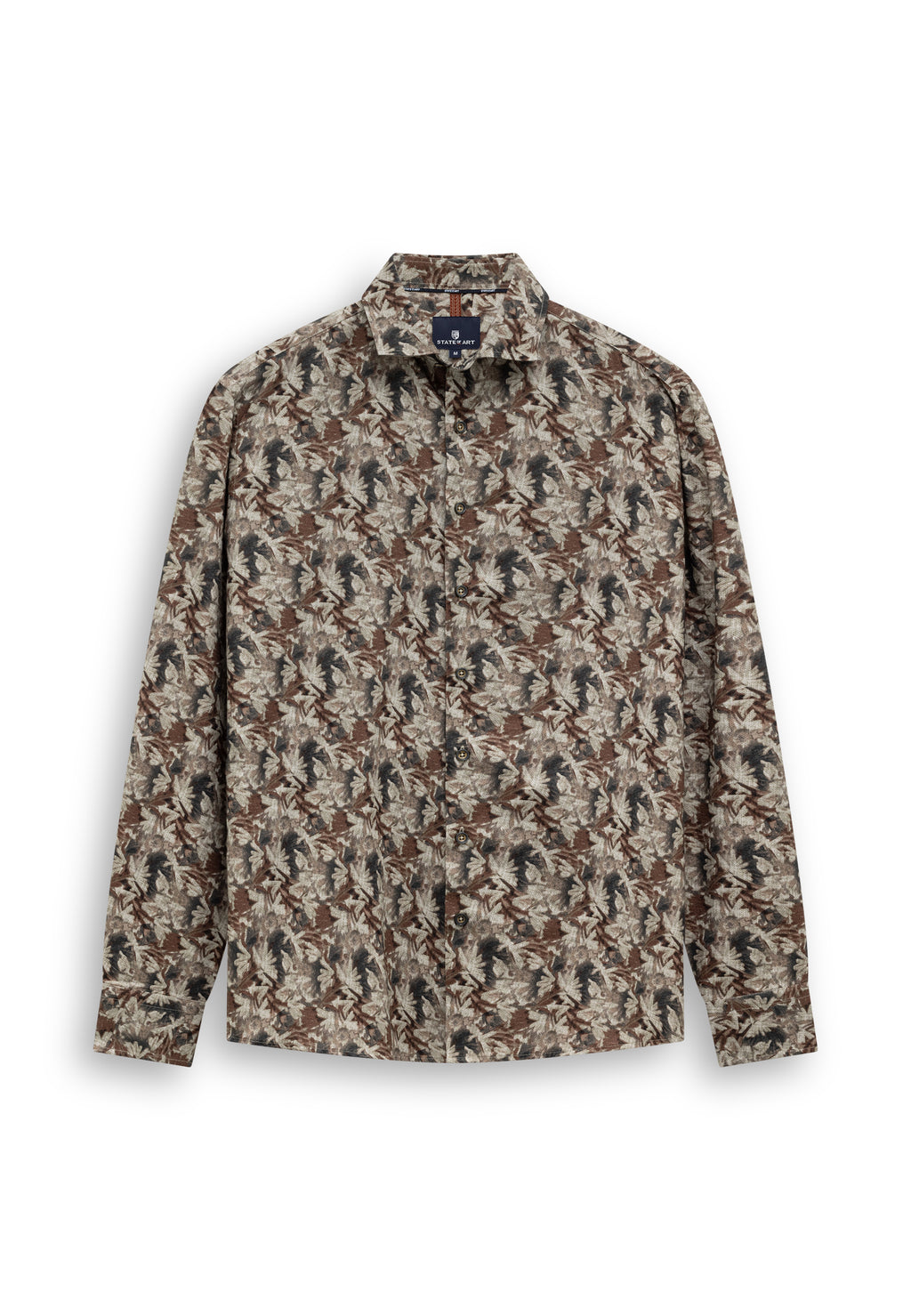 Chemise à imprimé botanique