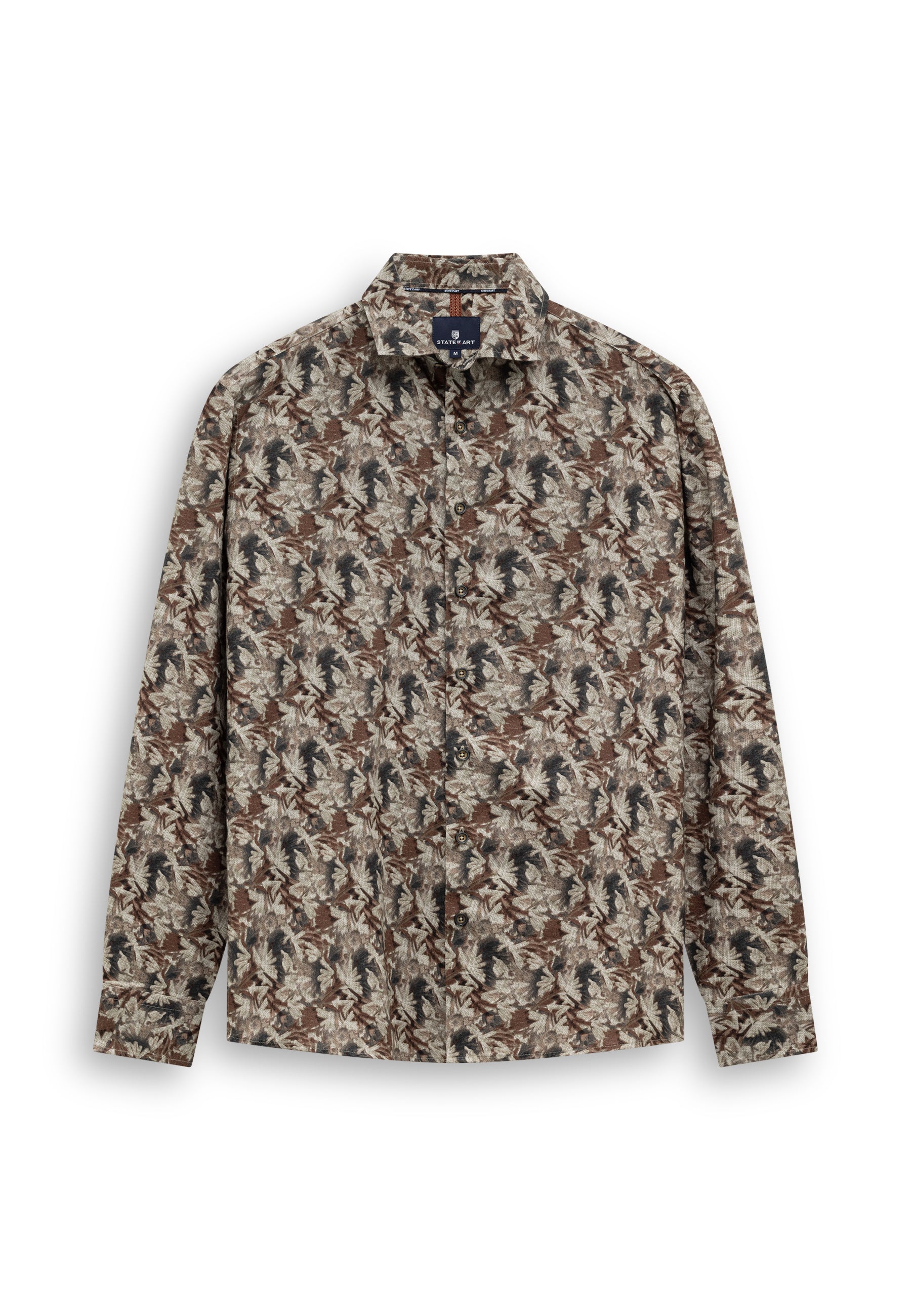 Chemise à imprimé botanique