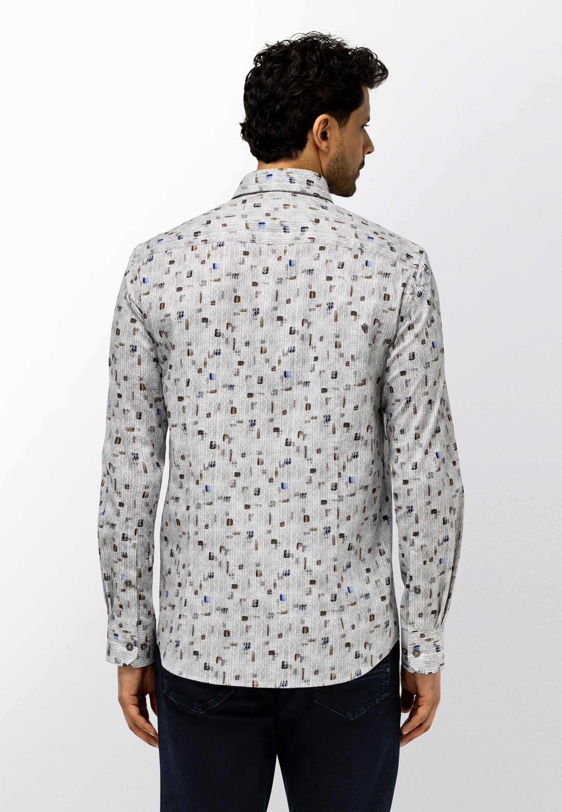 Chemise à motif texturé