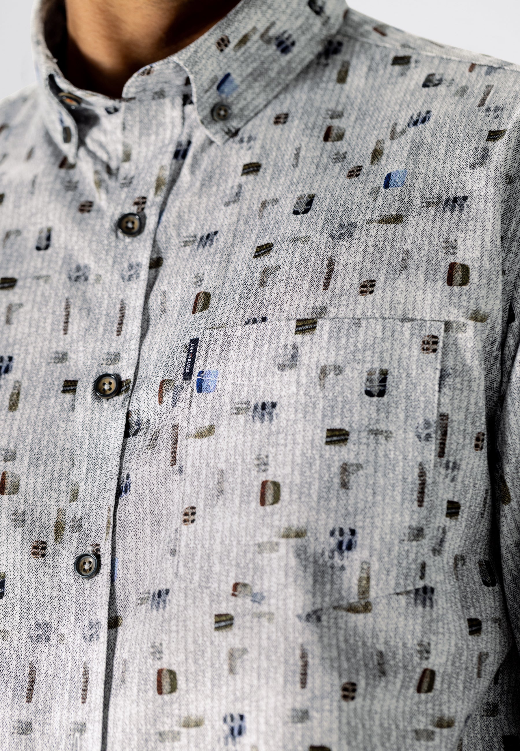 Chemise à motif texturé