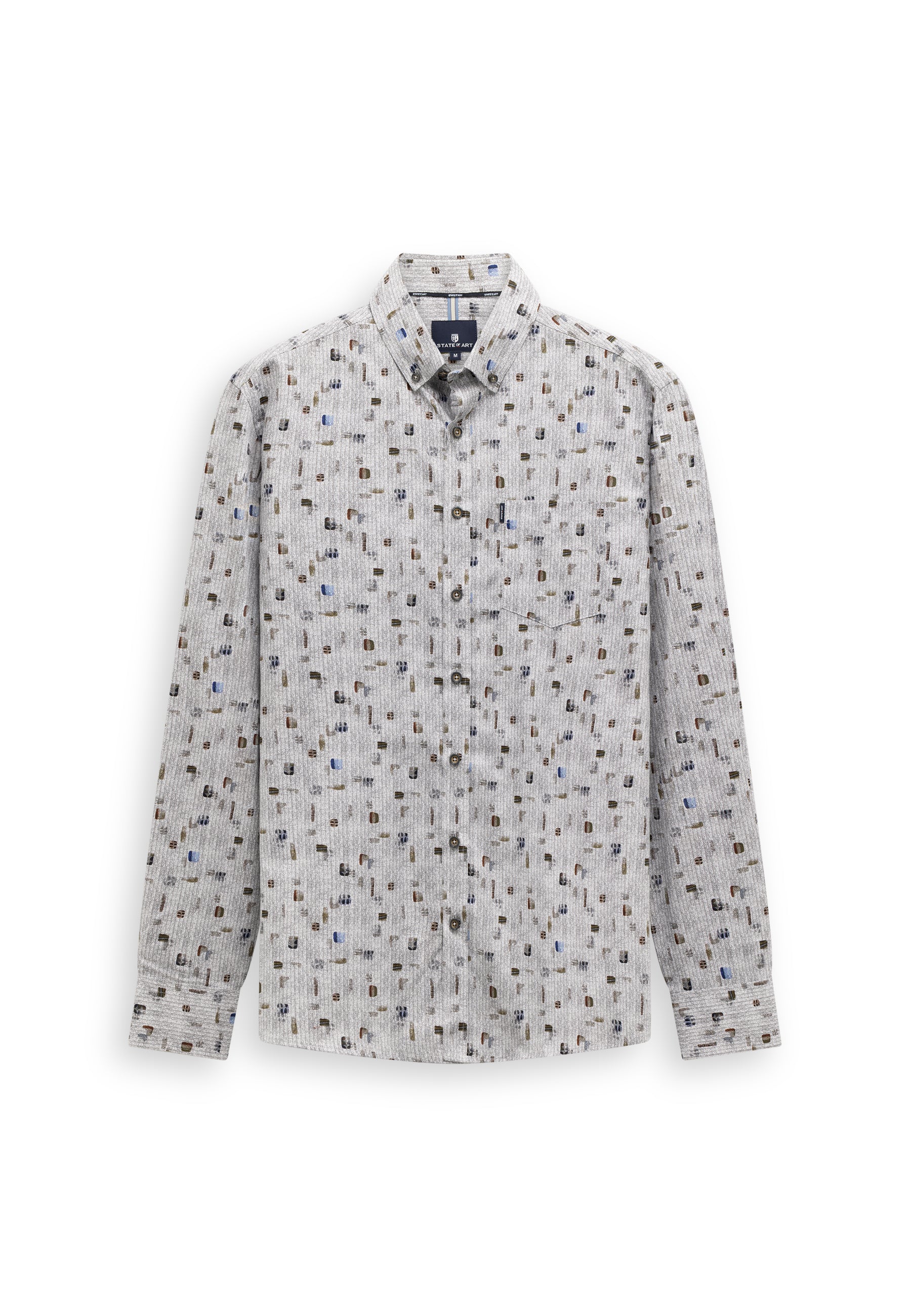 Chemise à motif texturé