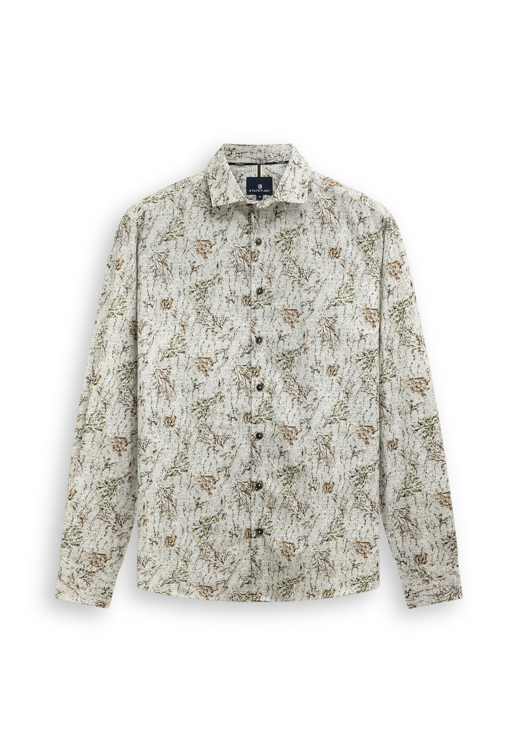 Chemise à imprimé botanique