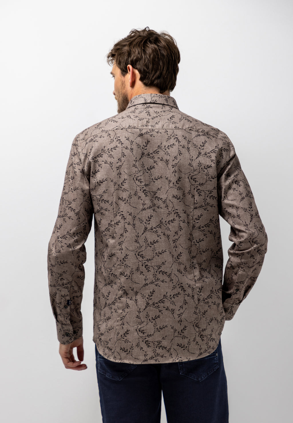 Chemise en sergé brossé