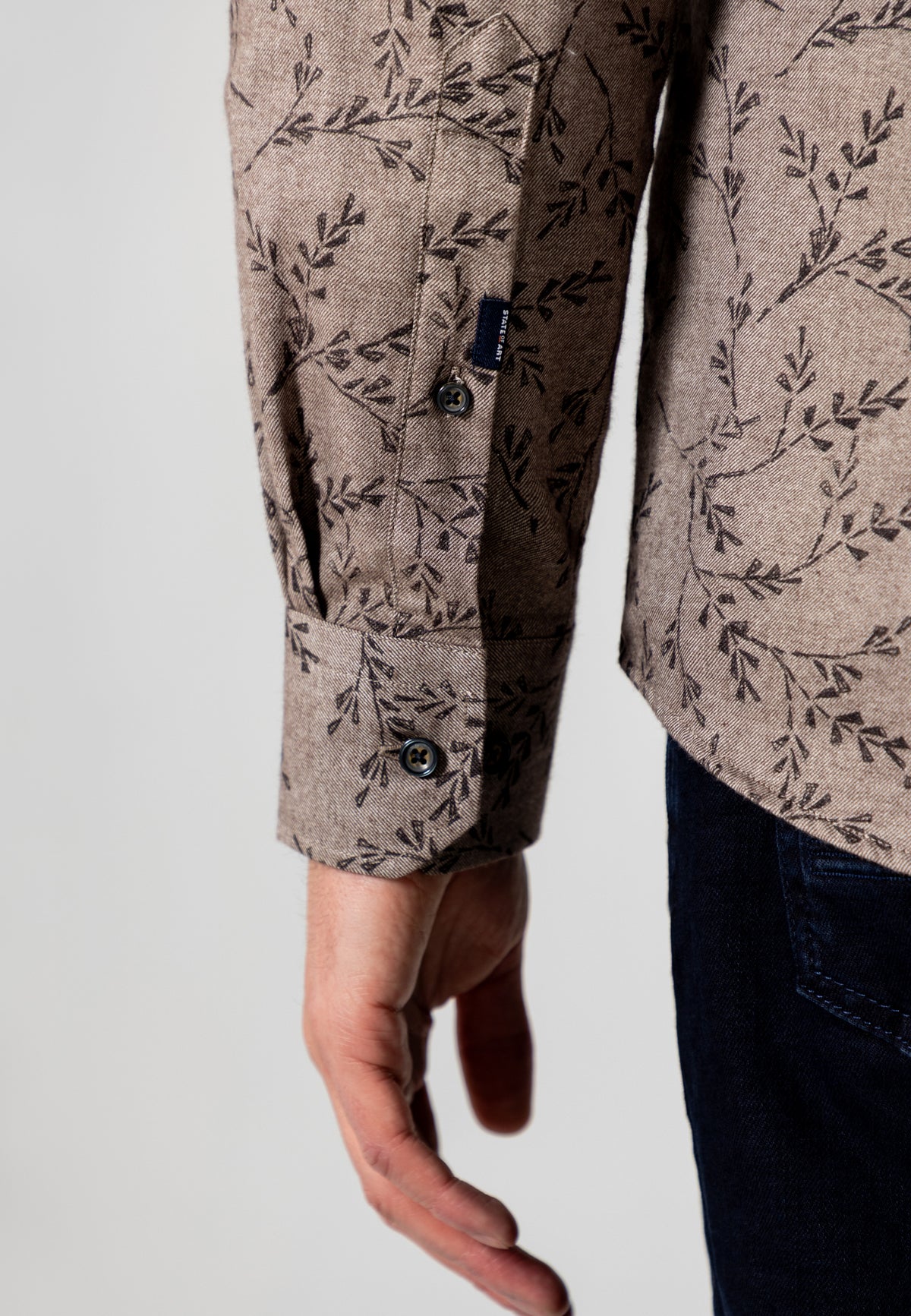 Chemise en sergé brossé