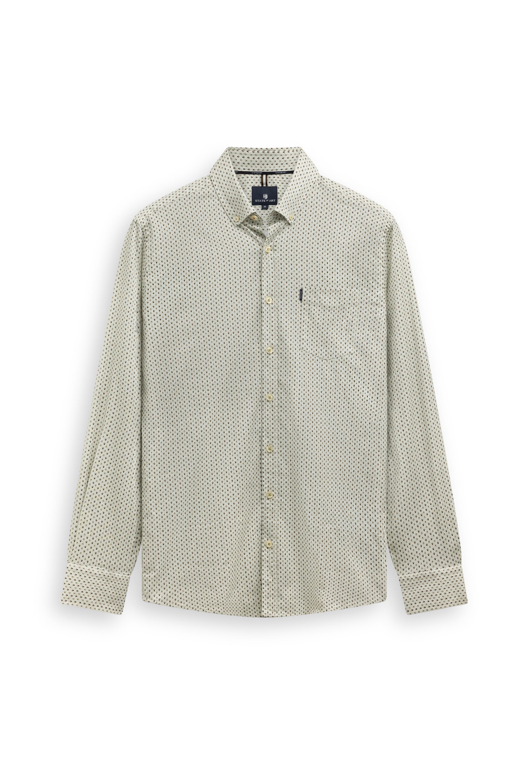 Chemise avec imprimé graphique intégral