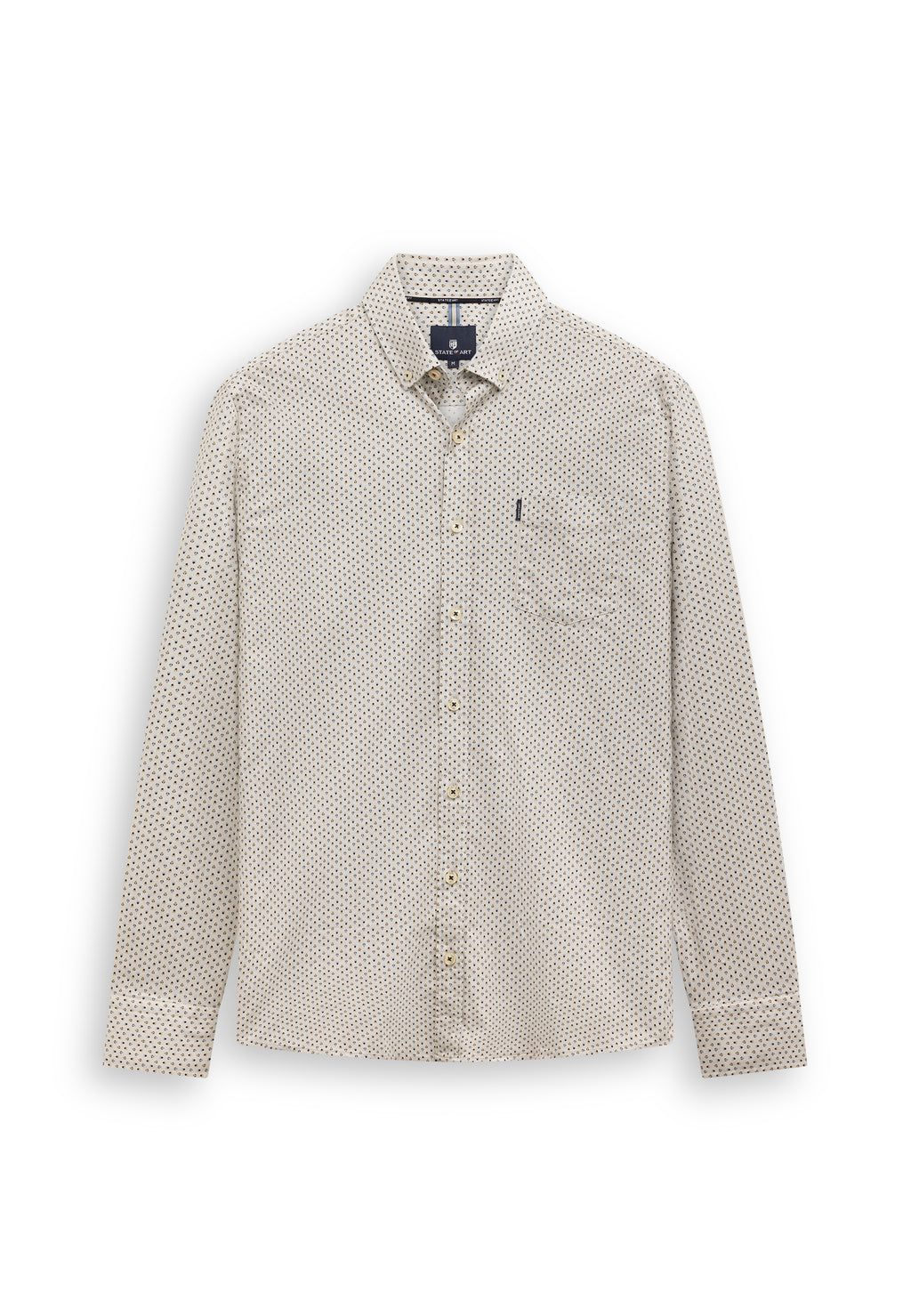 Chemise avec imprimé graphique intégral