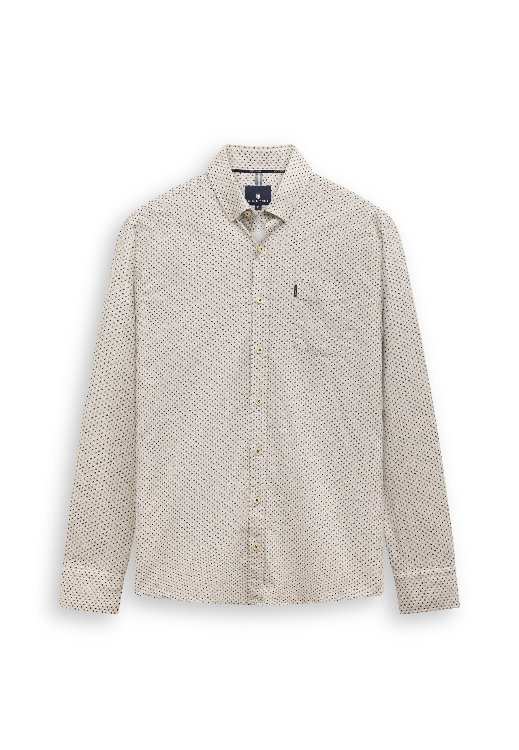 Chemise avec imprimé graphique intégral