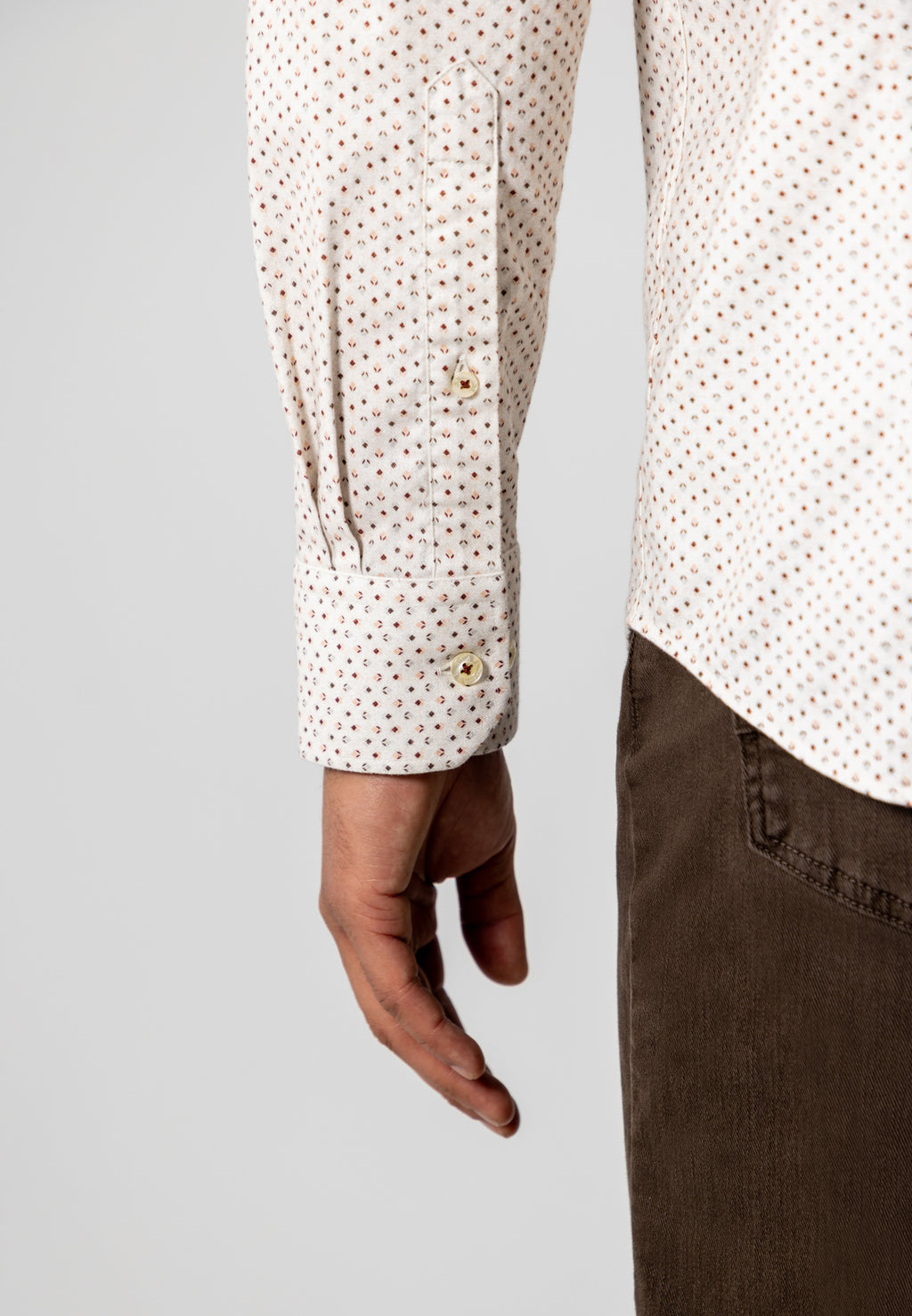 Chemise avec imprimé graphique intégral
