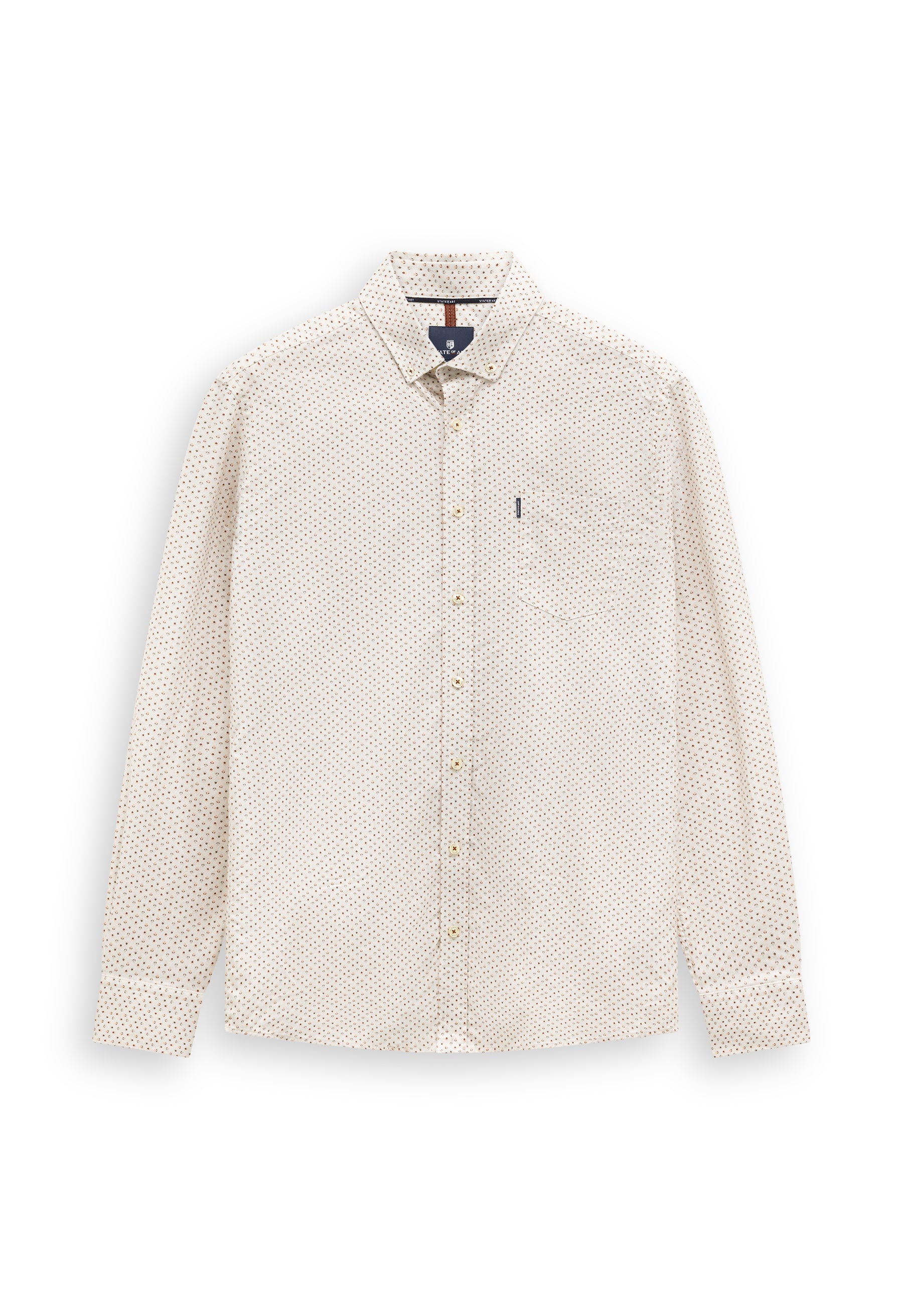 Chemise avec imprimé graphique intégral