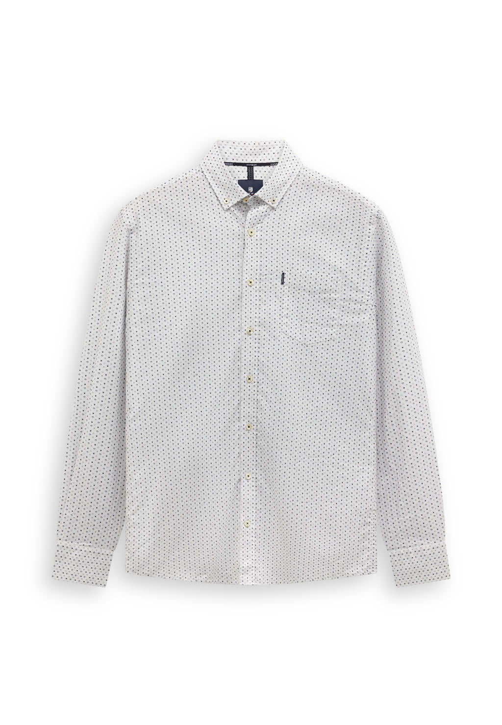 Chemise avec imprimé graphique intégral