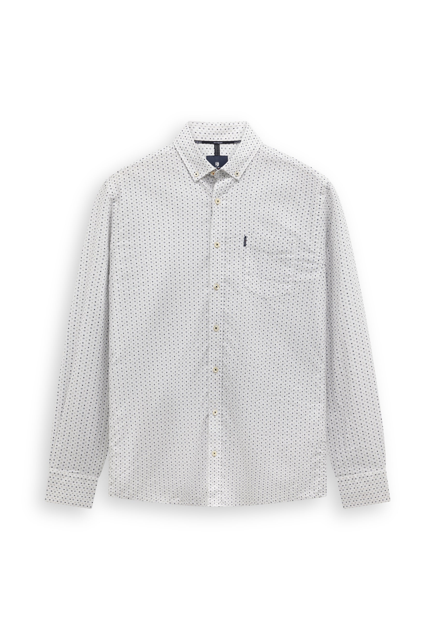 Chemise avec imprimé graphique intégral