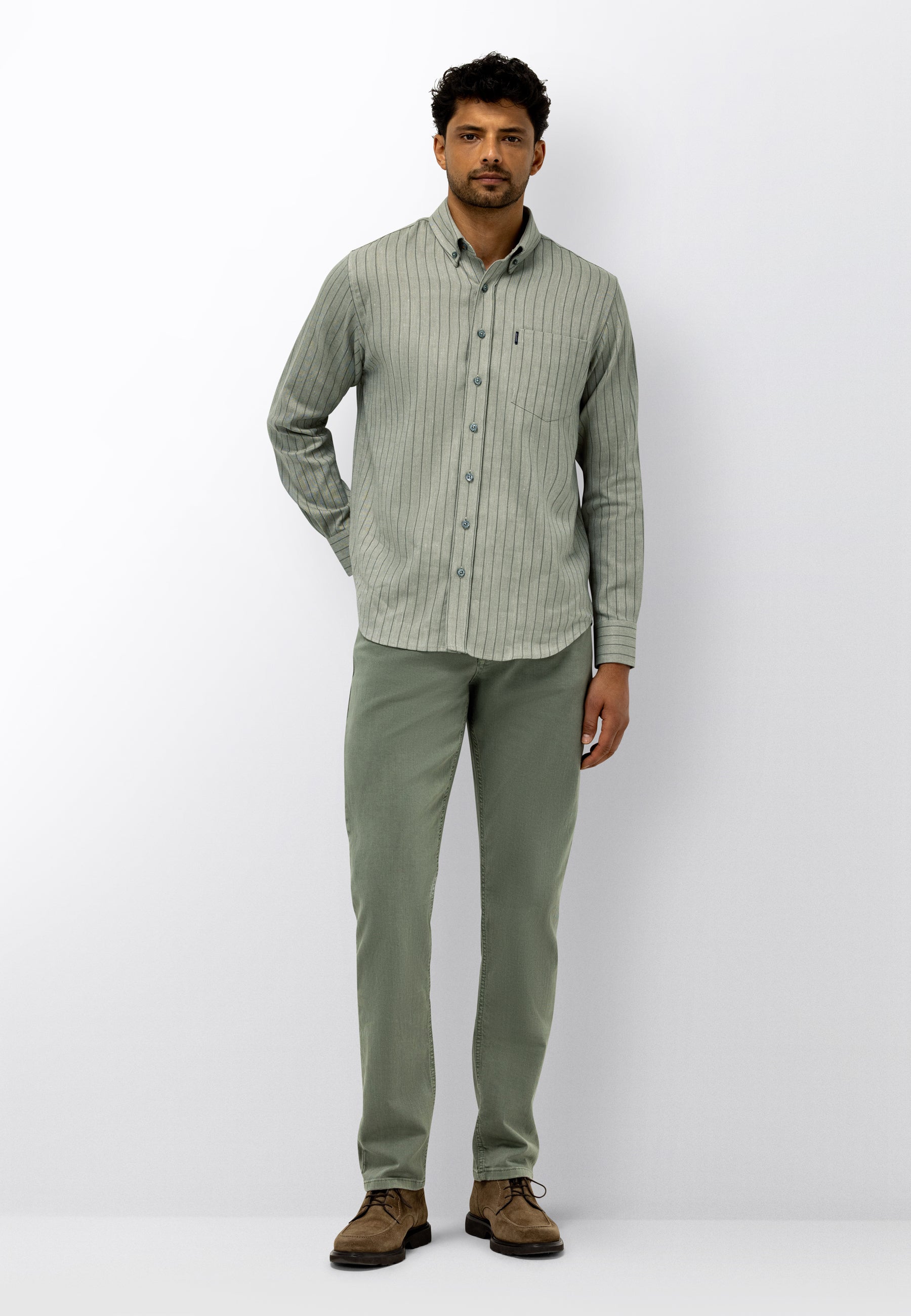 Chemise avec motif à rayures