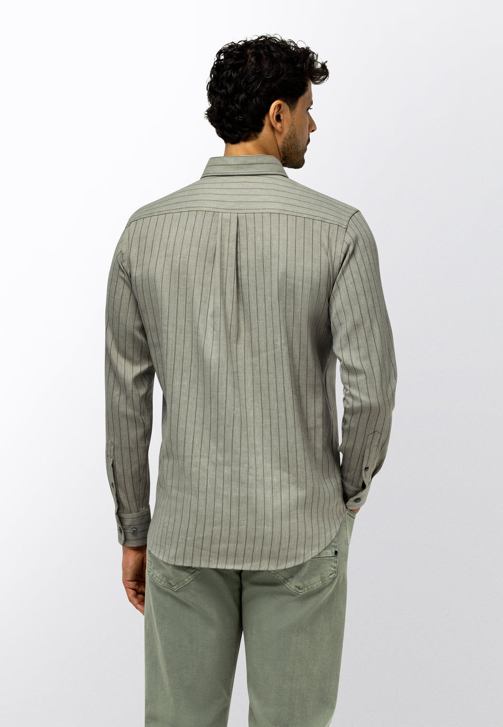 Chemise avec motif à rayures