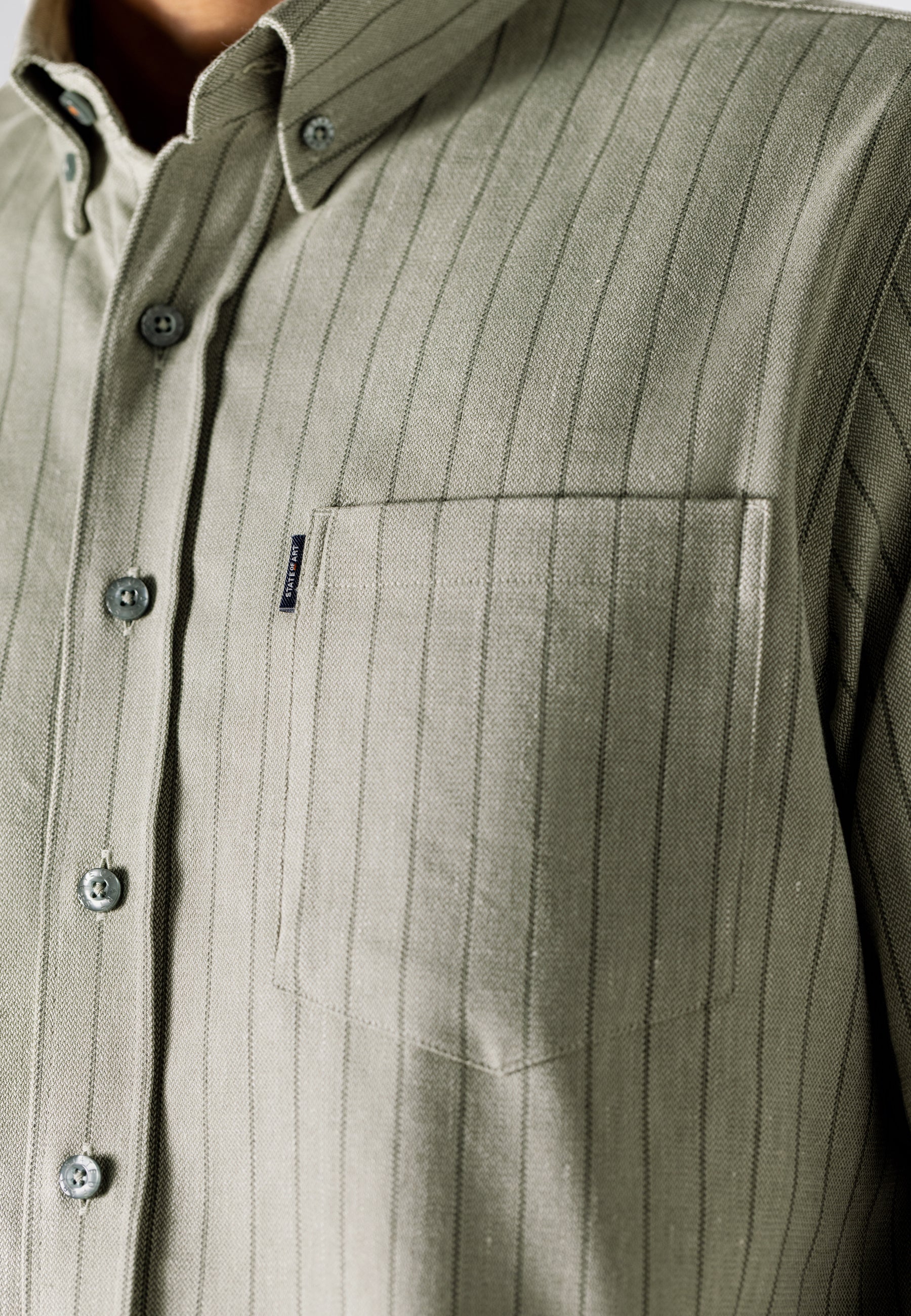 Chemise avec motif à rayures