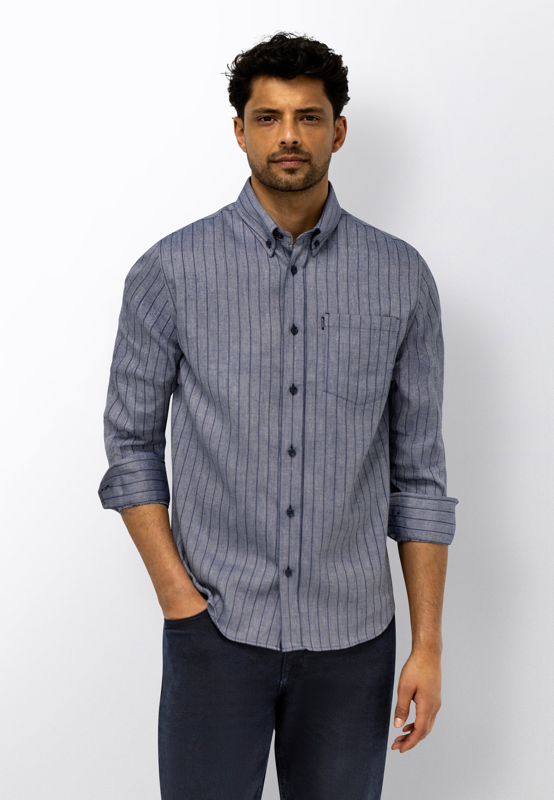 Chemise avec motif à rayures