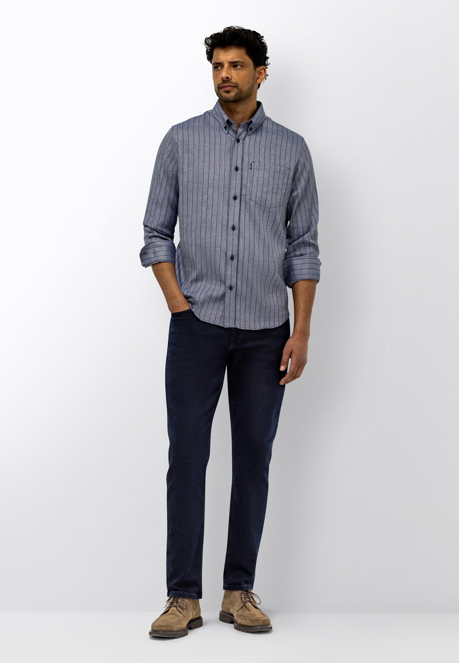 Chemise avec motif à rayures