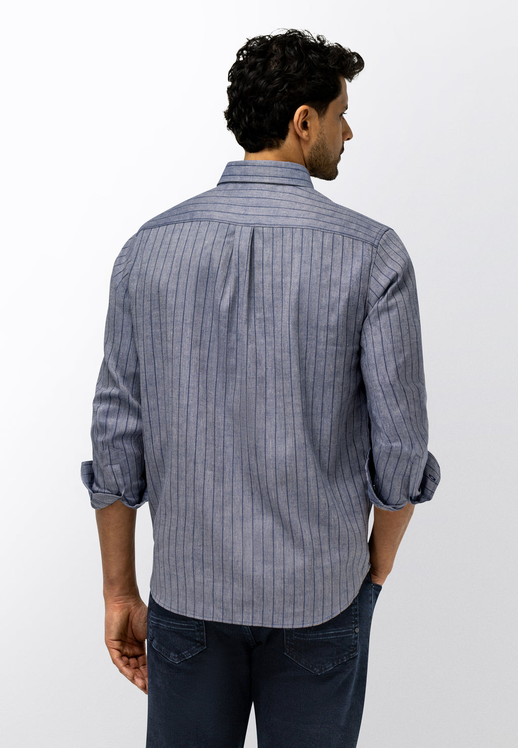 Chemise avec motif à rayures