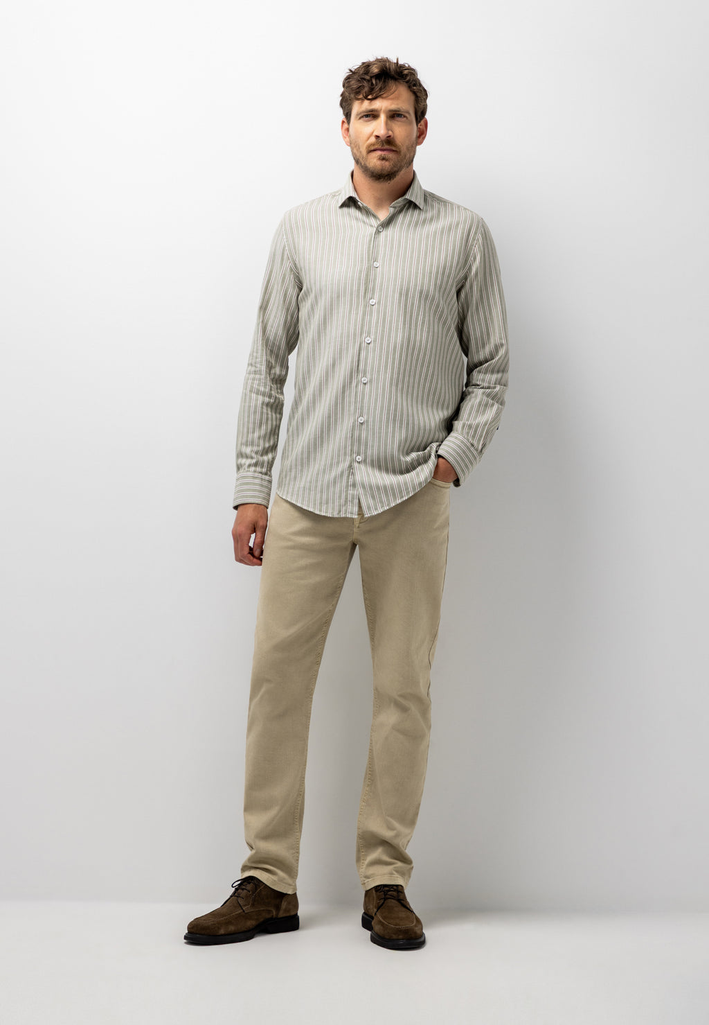 Chemise à motif rayé