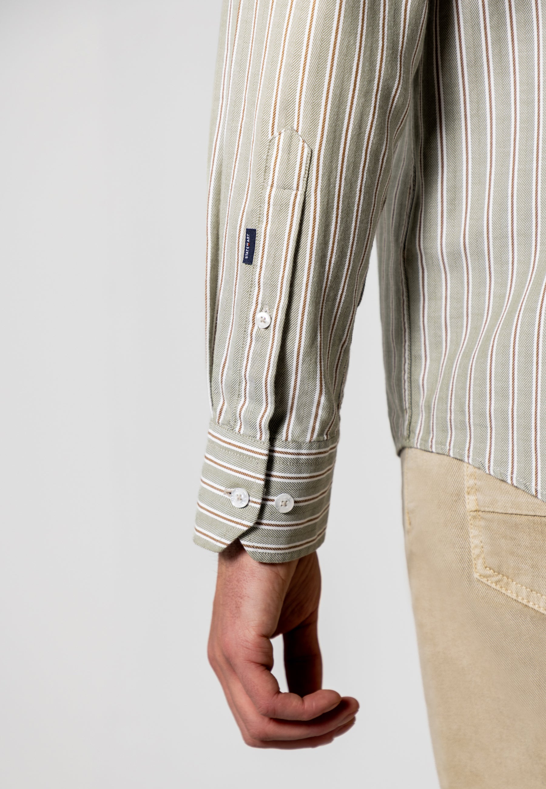 Chemise à motif rayé