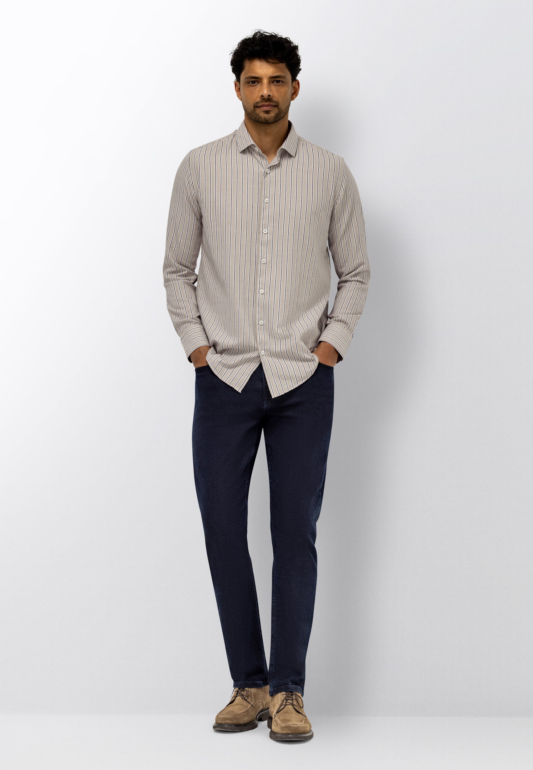 Chemise à motif rayé