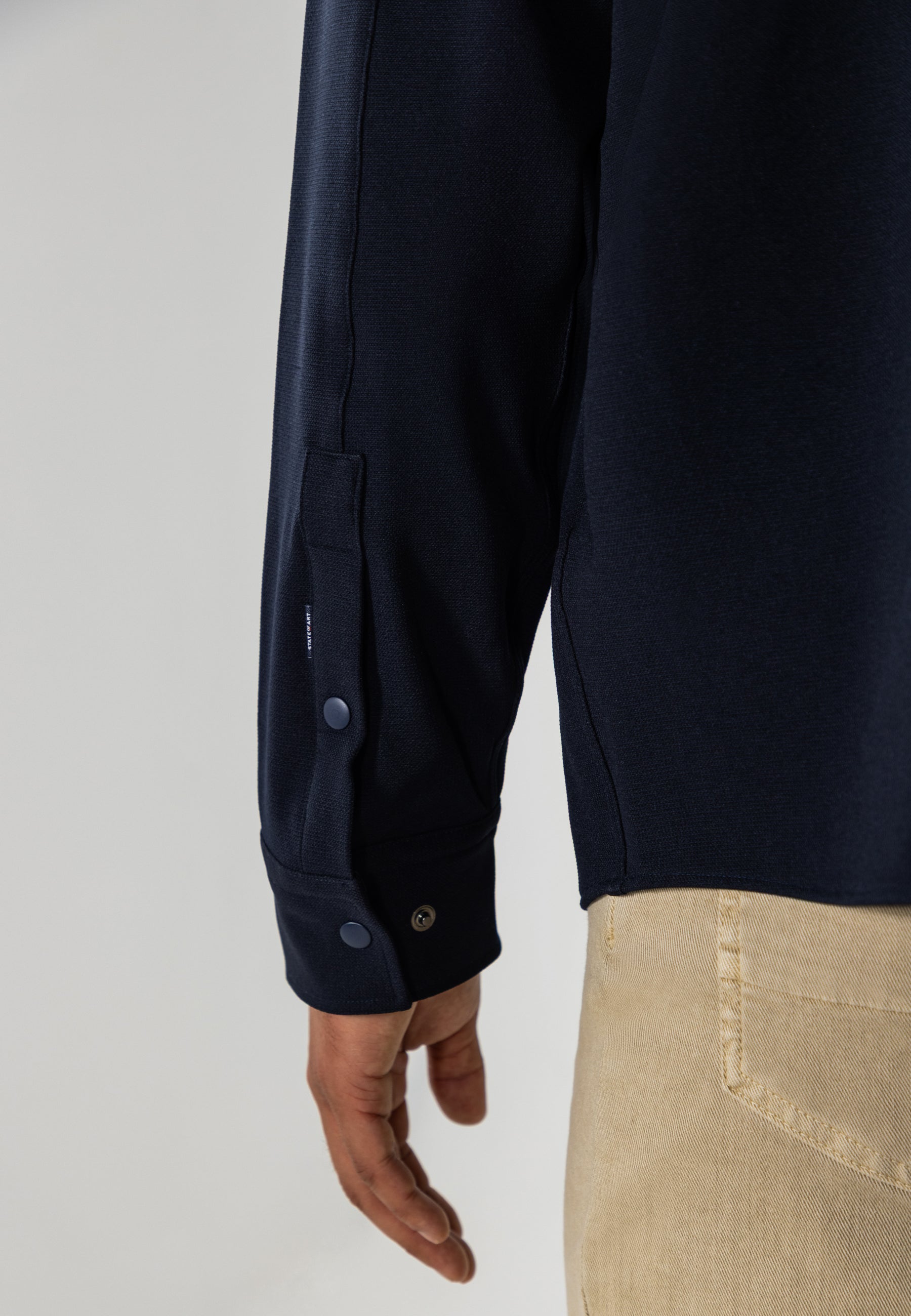 Overshirt met drukknoopsluiting