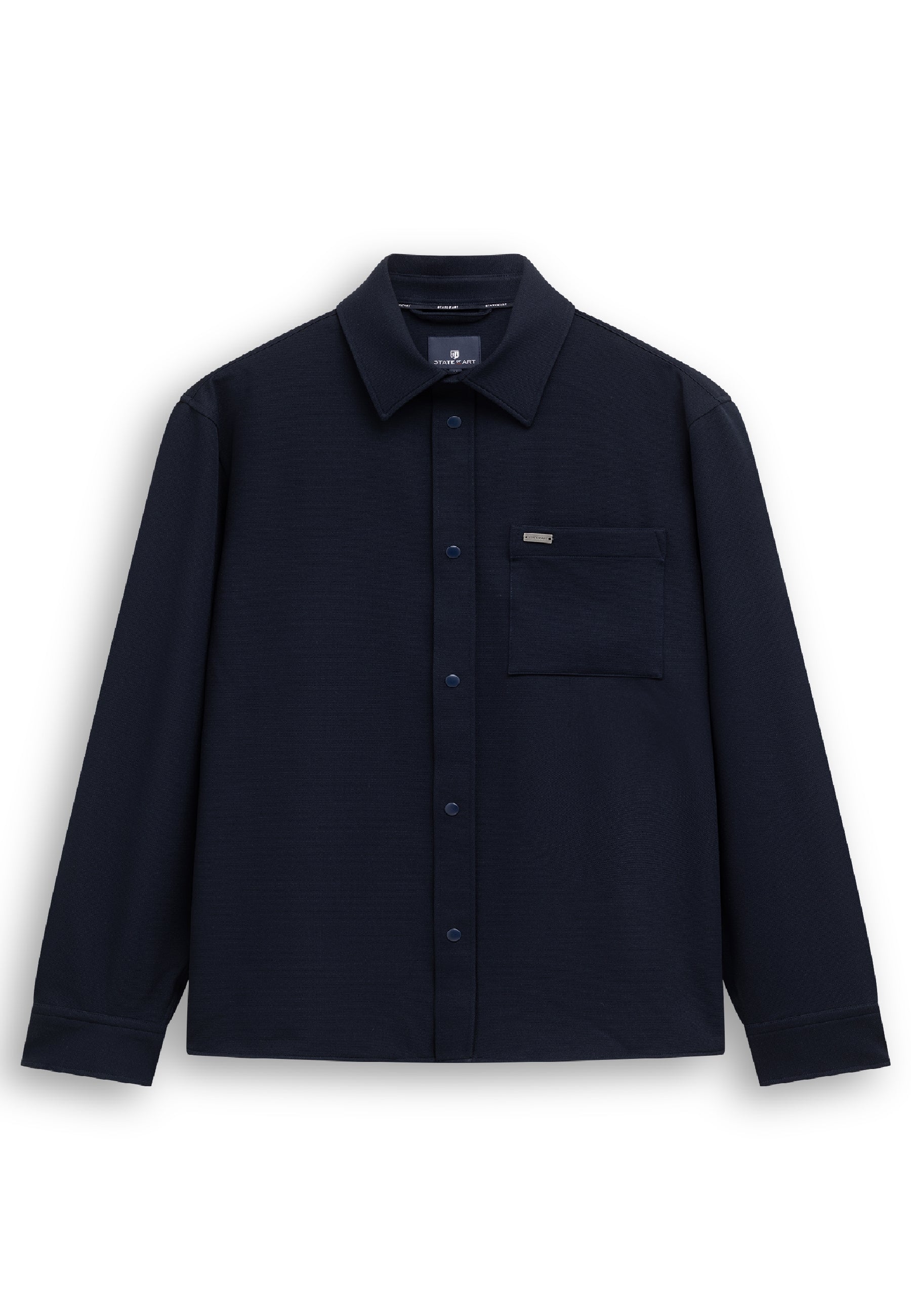 Overshirt met drukknoopsluiting
