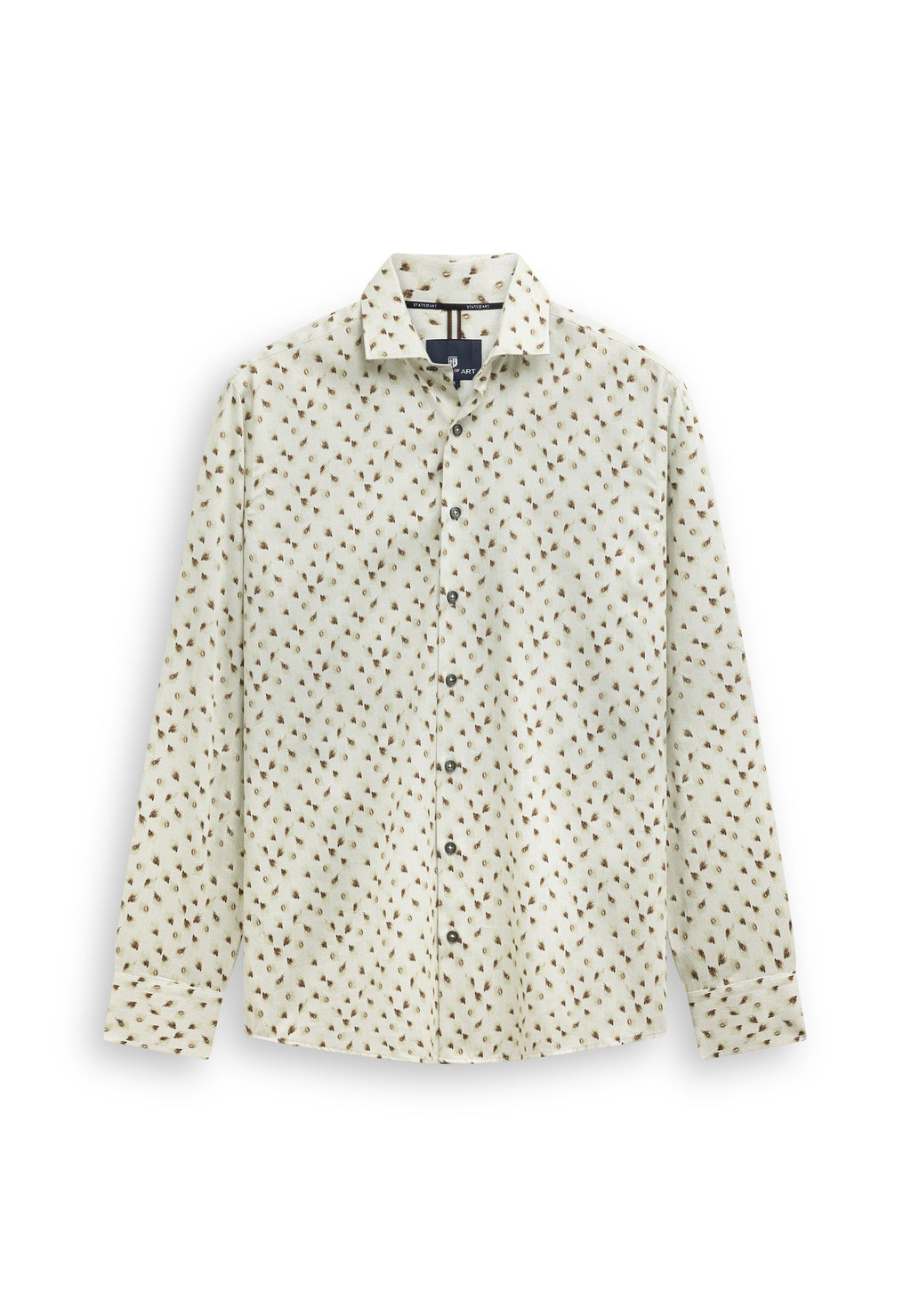 Chemise à imprimé intégral satiné