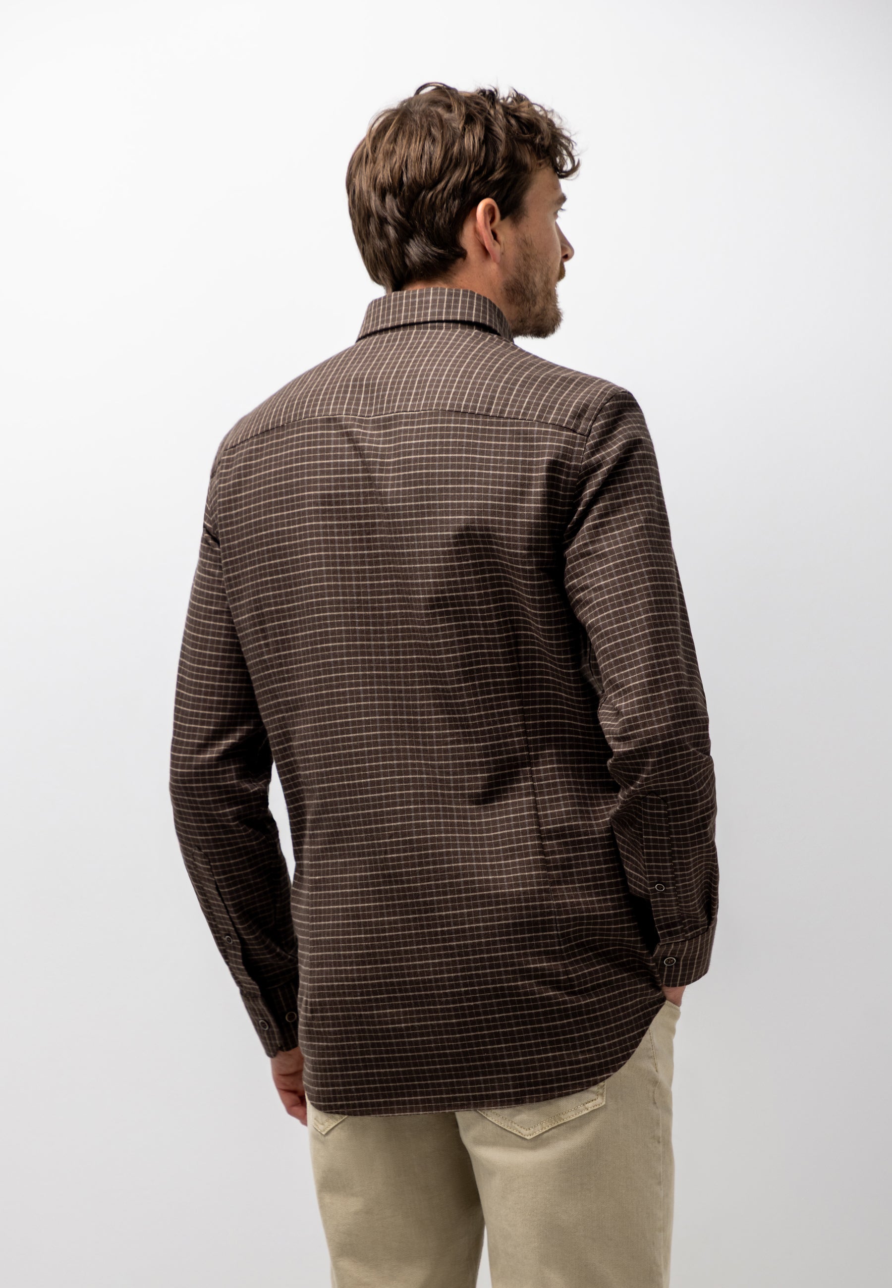Chemise en flanelle à carreaux