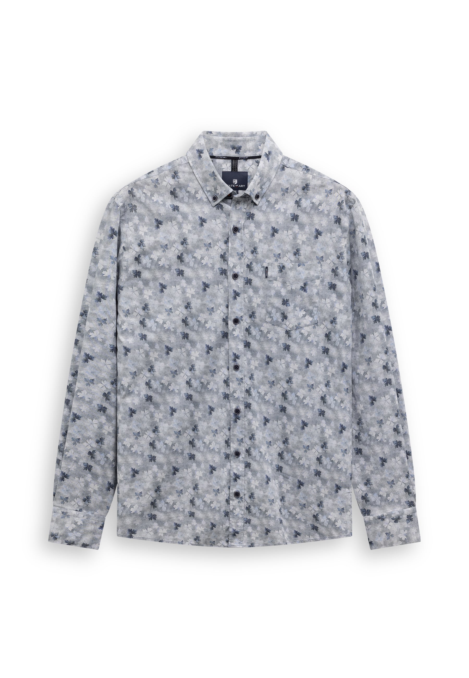 Chemise en flanelle à imprimé botanique