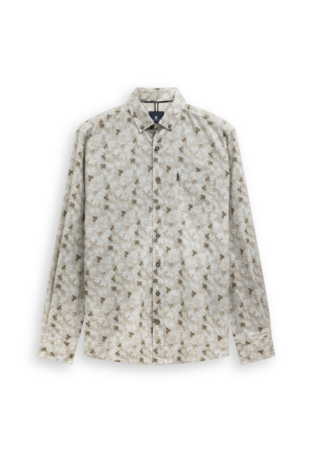 Chemise en flanelle à imprimé botanique