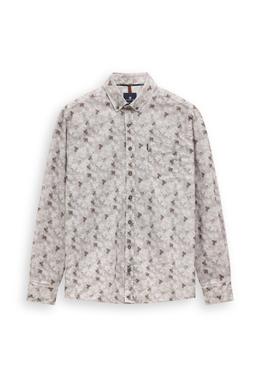 Chemise en flanelle à imprimé botanique