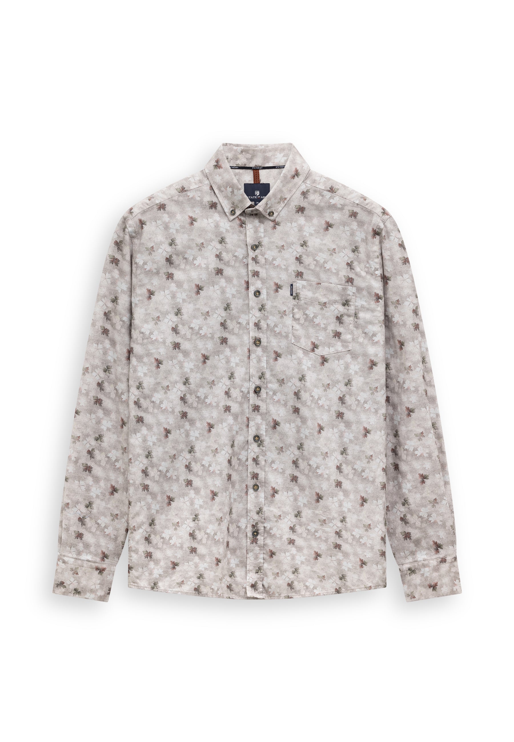Chemise en flanelle à imprimé botanique