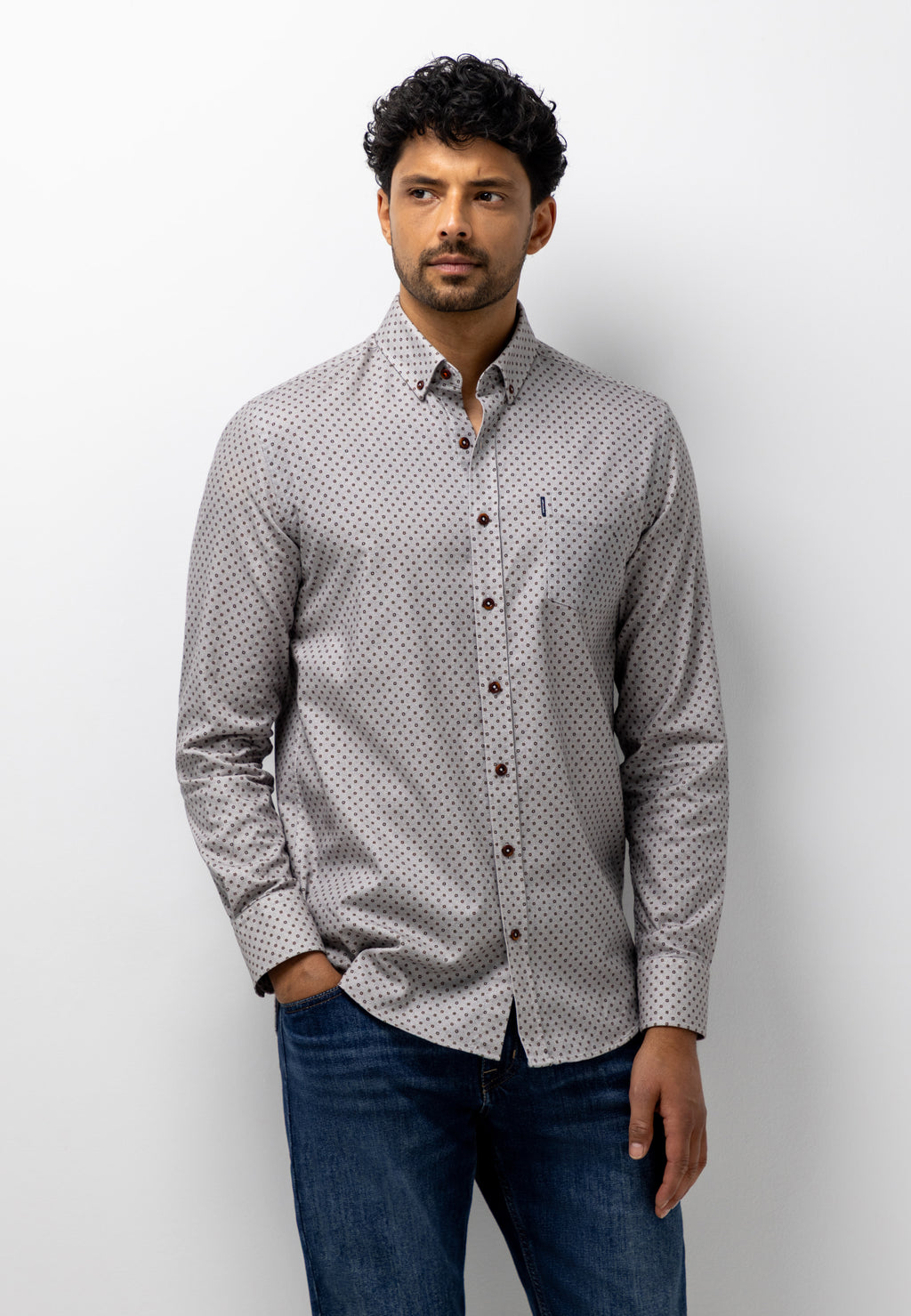 Chemise en flanelle à imprimé graphique