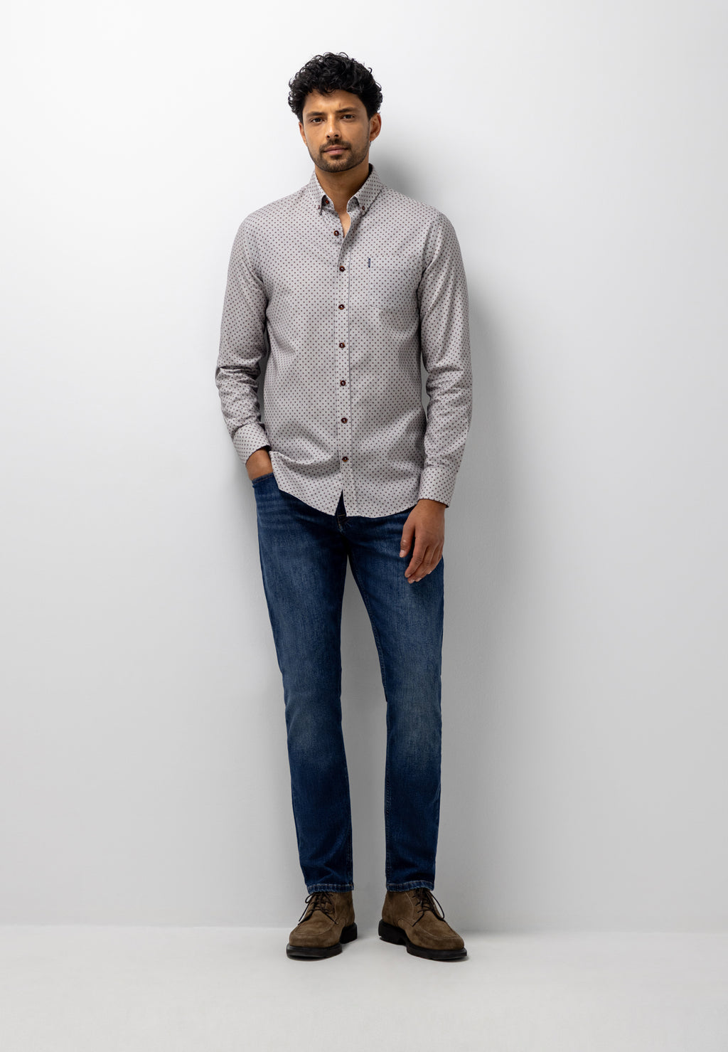 Chemise en flanelle à imprimé graphique