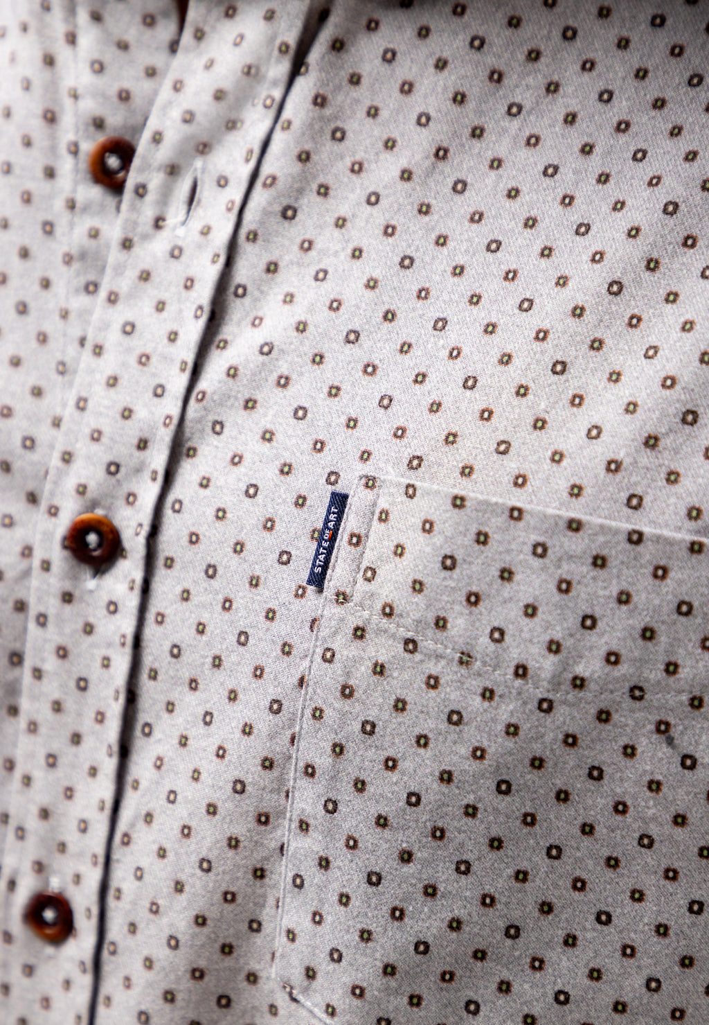 Chemise en flanelle à imprimé graphique