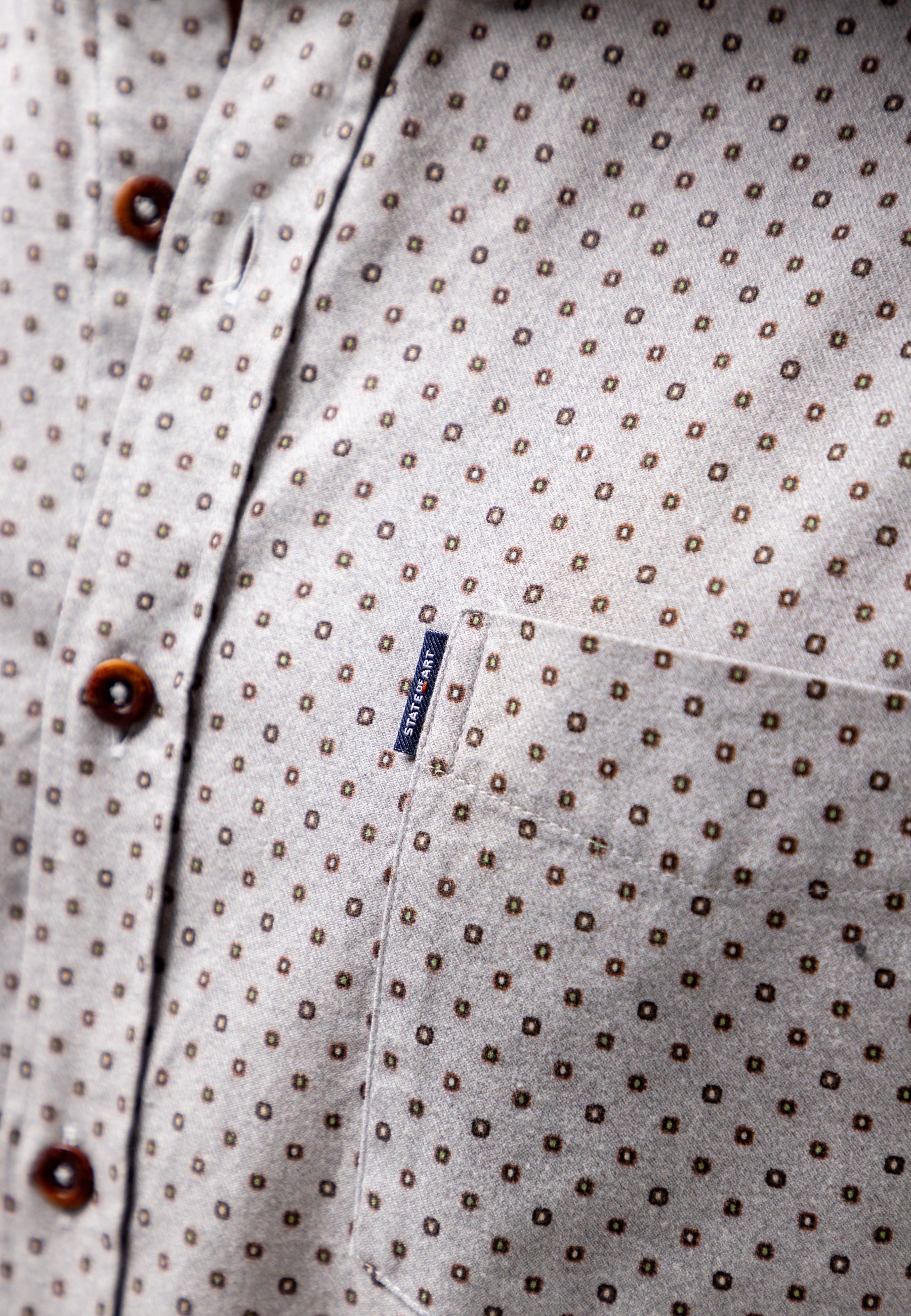 Chemise en flanelle à imprimé graphique
