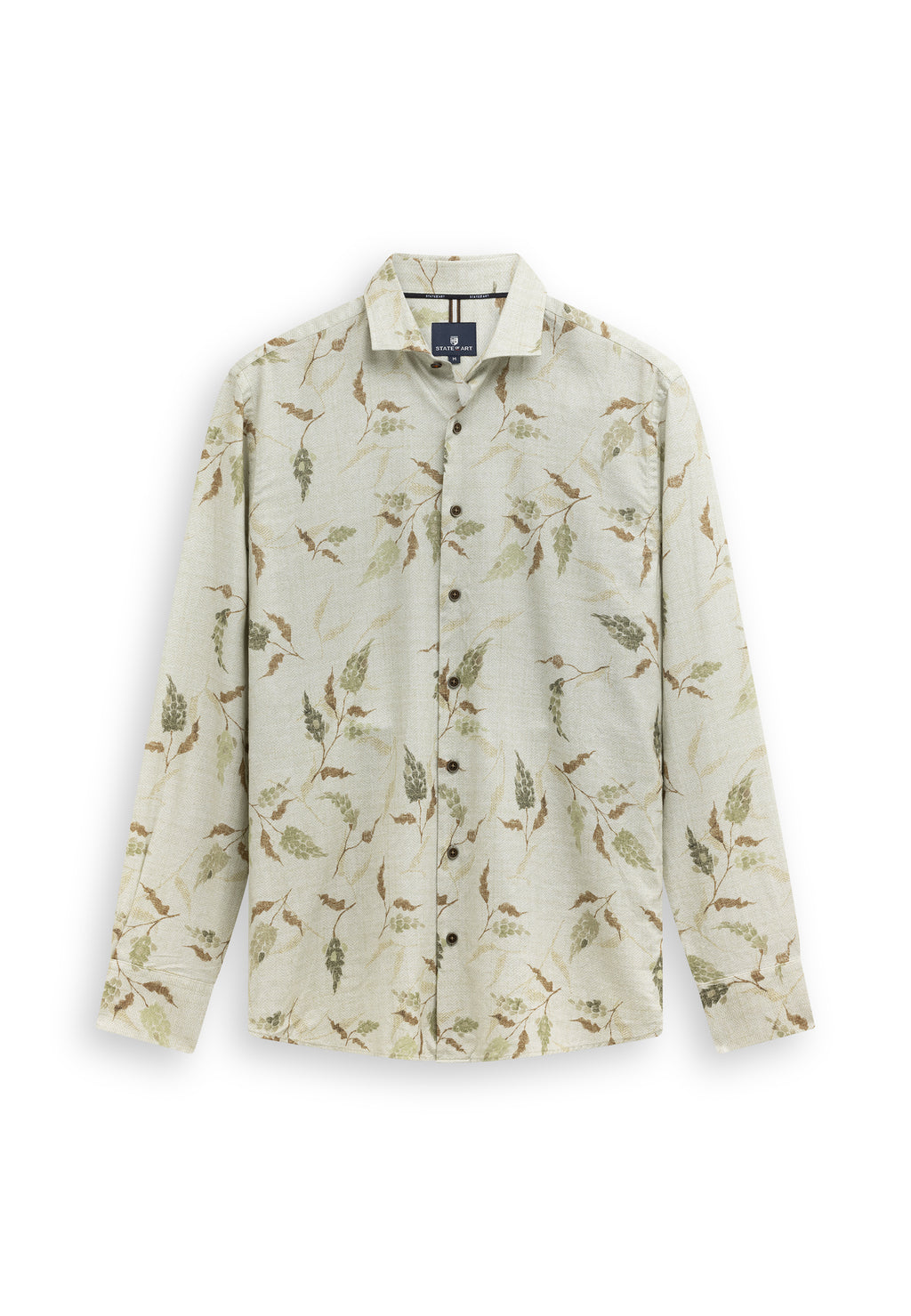 Chemise à imprimé botanique