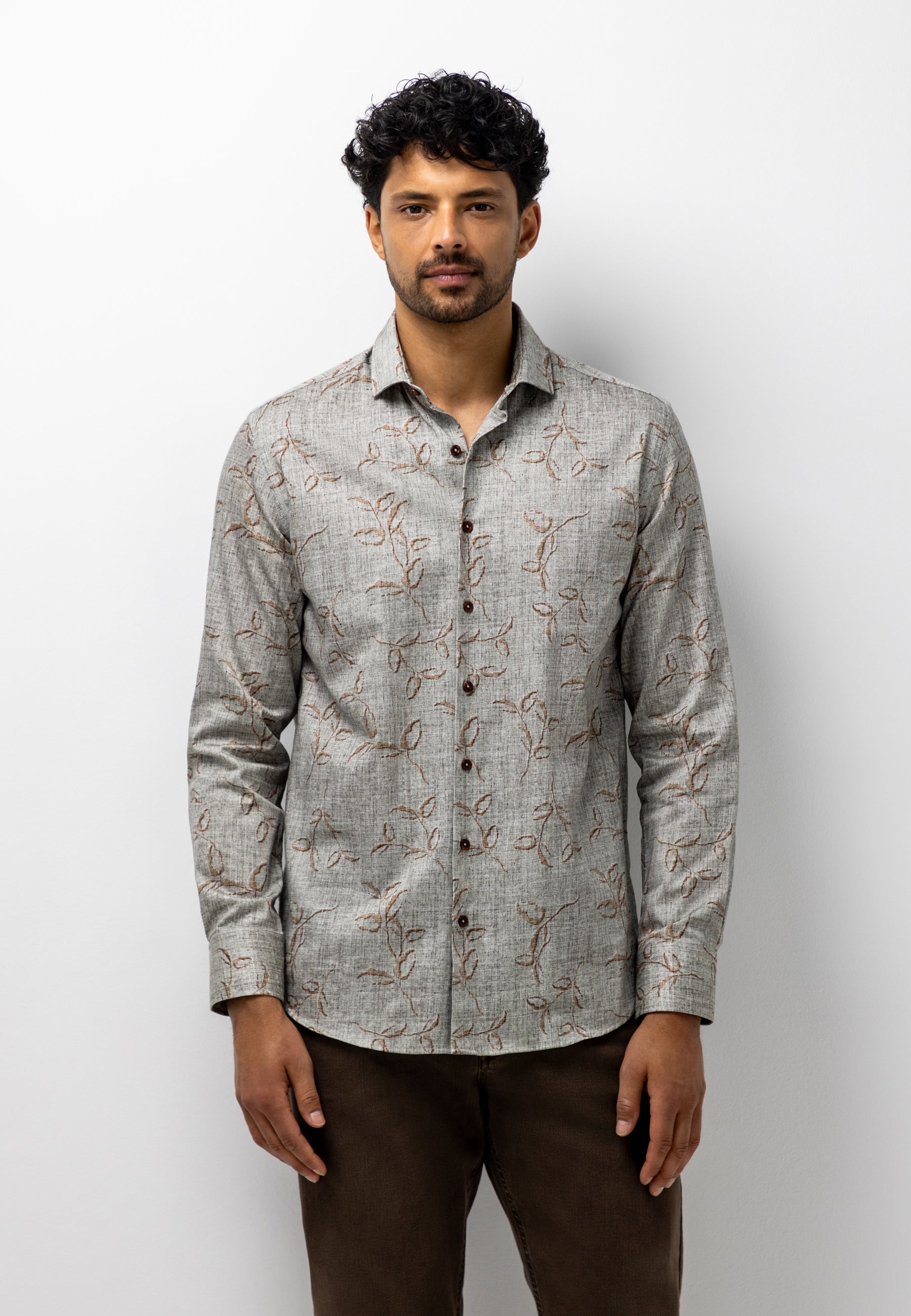 Chemise extensible en coton biologique