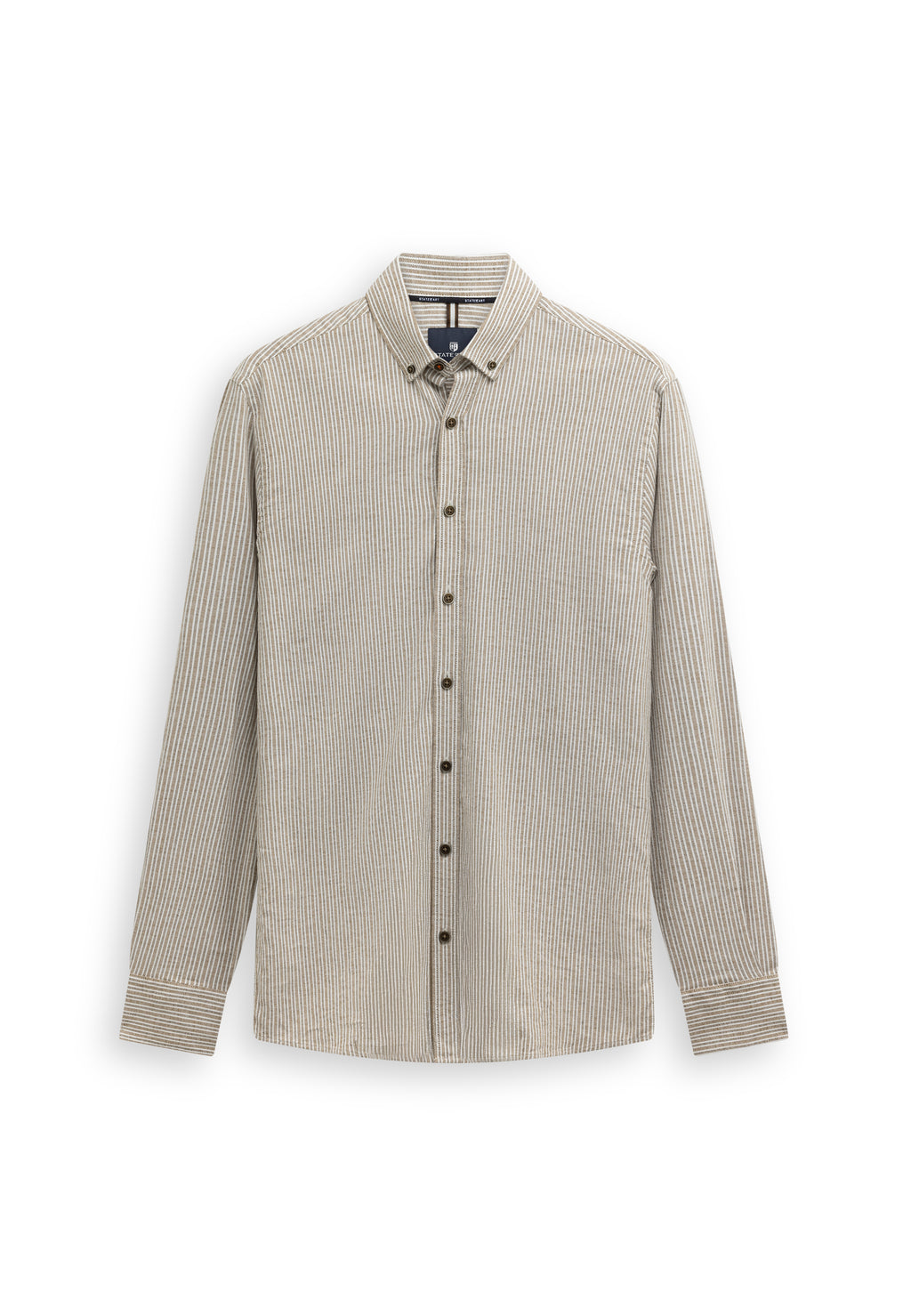 Chemise rayée en coton biologique
