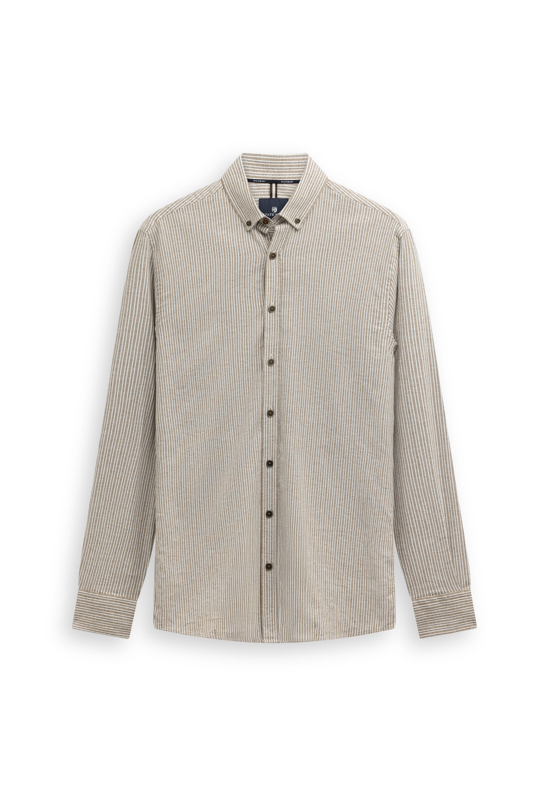 Chemise rayée en coton biologique