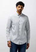 Chemise en popeline avec poche poitrine