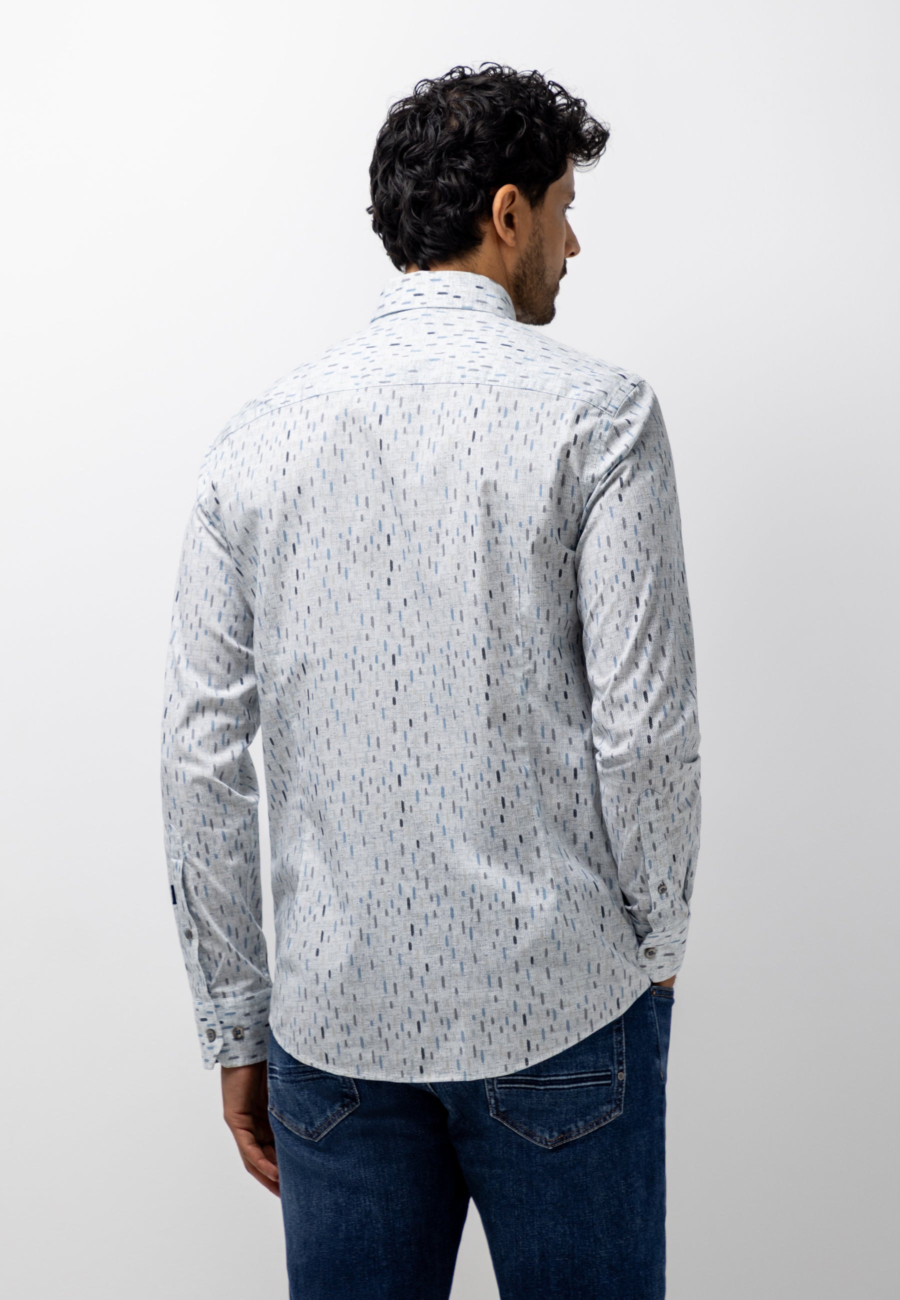 Chemise en popeline avec poche poitrine