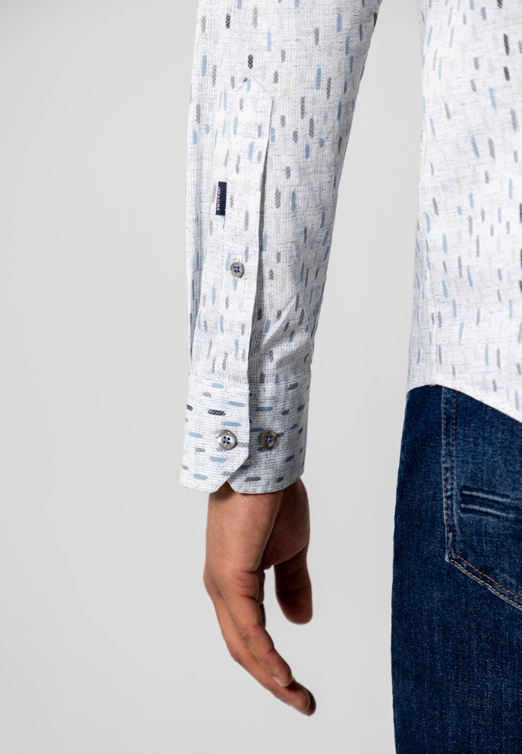 Chemise en popeline avec poche poitrine