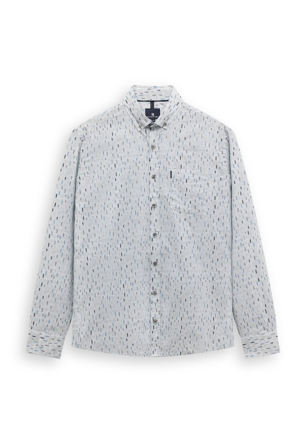 Chemise en popeline avec poche poitrine
