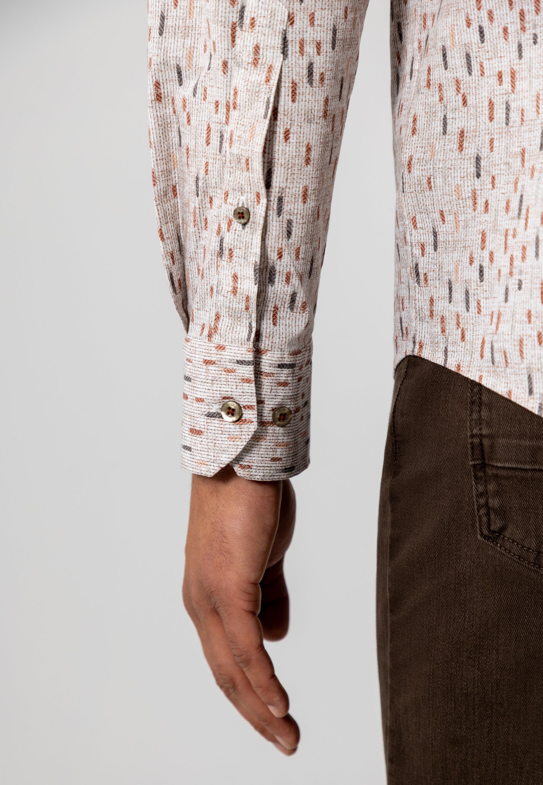 Chemise en popeline avec poche poitrine