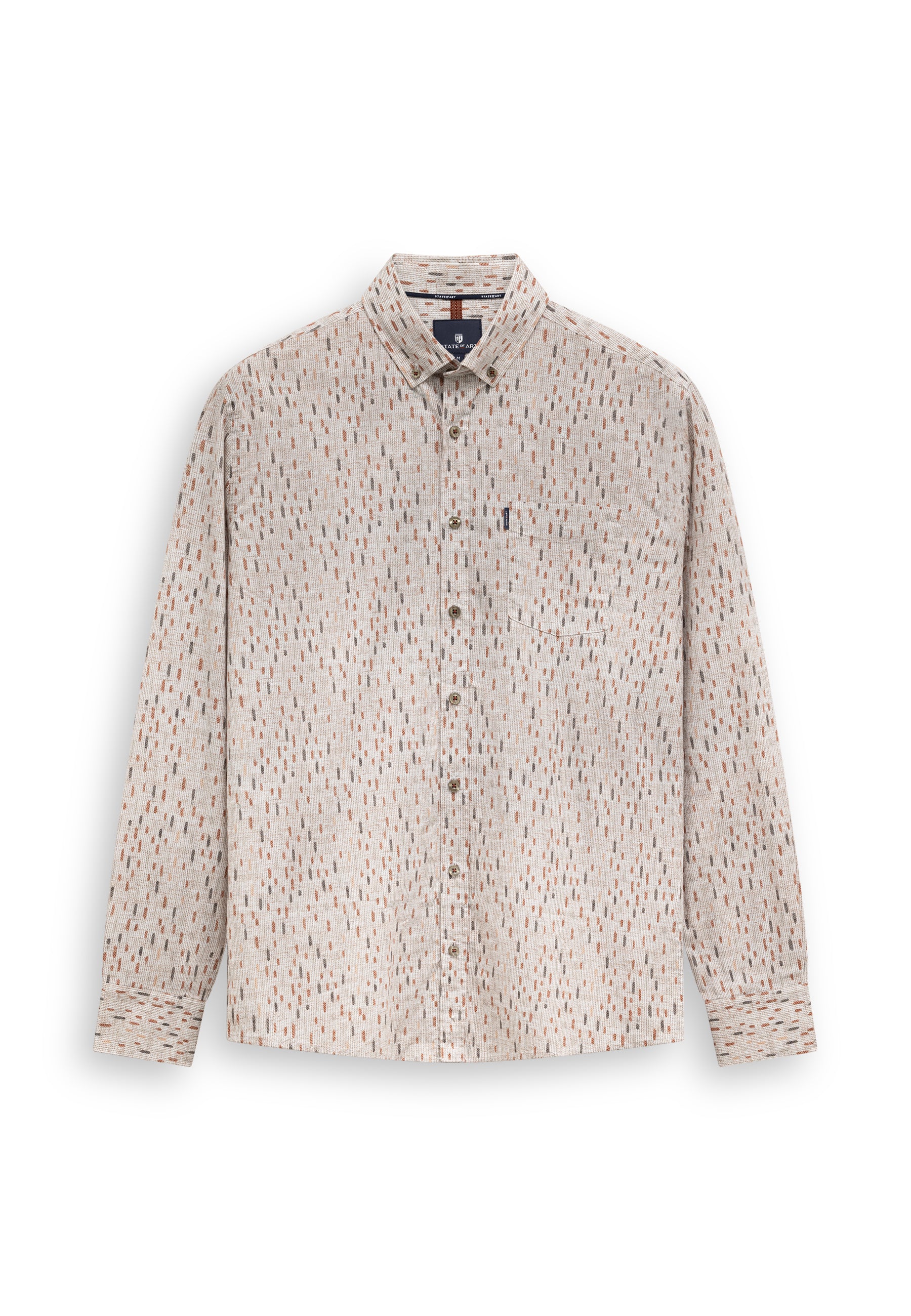 Chemise en popeline avec poche poitrine