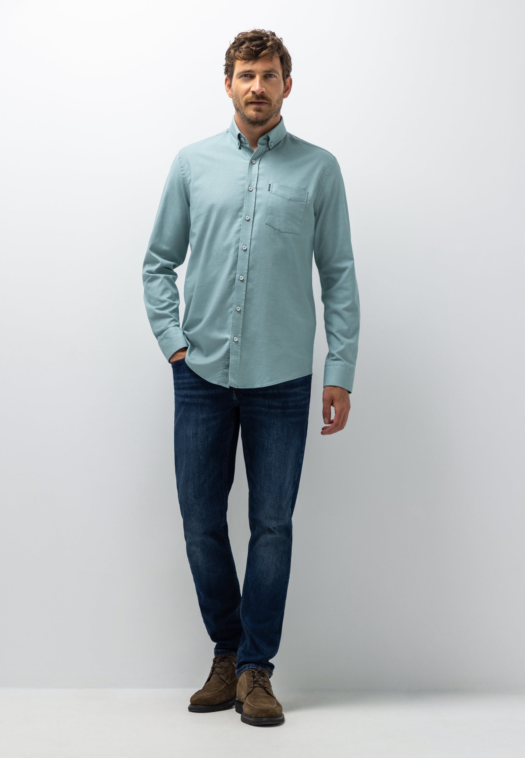 Chemise Oxford avec poche poitrine