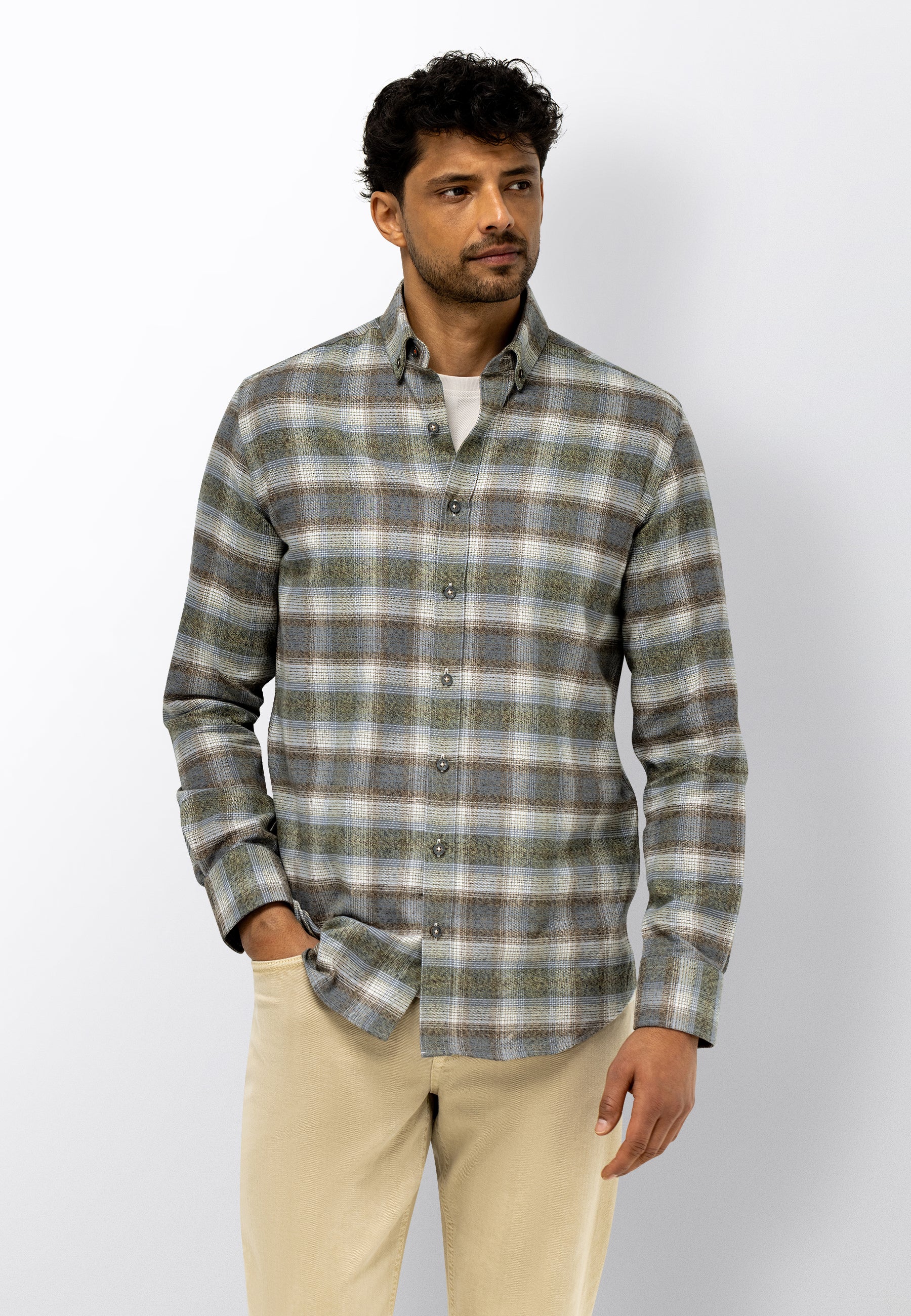 Chemise à carreaux